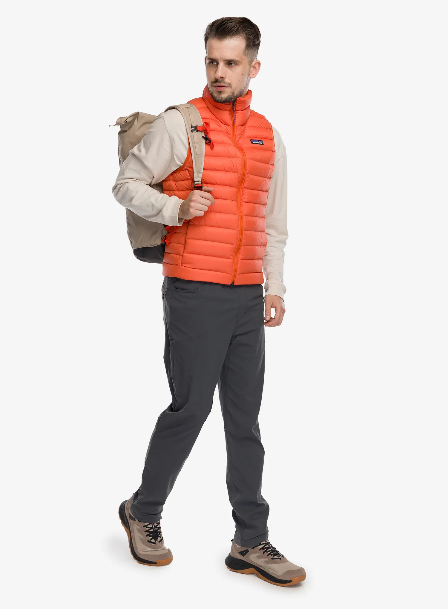 Puhasti brezrokavnik Patagonia Down Sweater Vest - pollinator orange