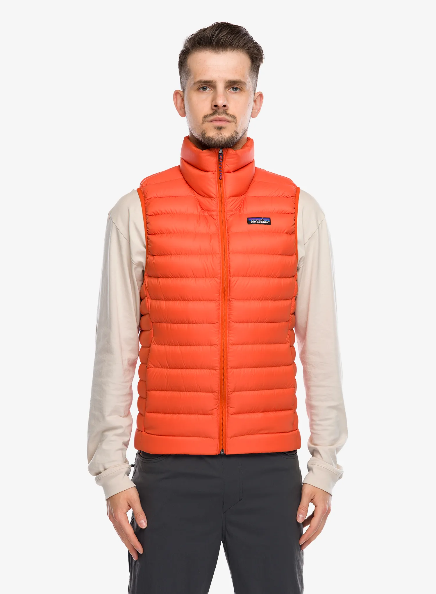 Puhasti brezrokavnik Patagonia Down Sweater Vest - pollinator orange