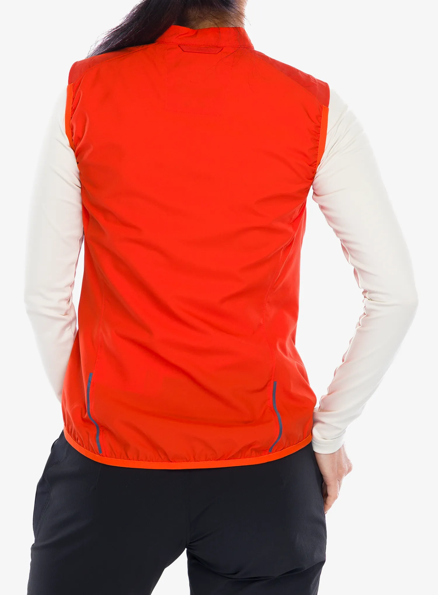 Ženski kolesarski brezrokavnik Fjallraven Hoja Adventure Vest - flame orange