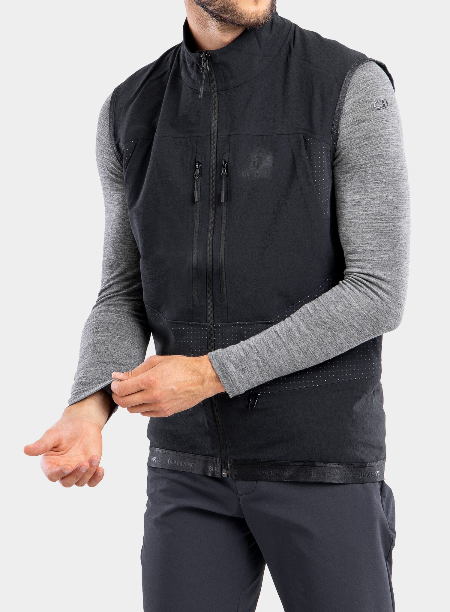 Moški brezrokavnik BlackYak Tulim Convertible Vest - lime punch