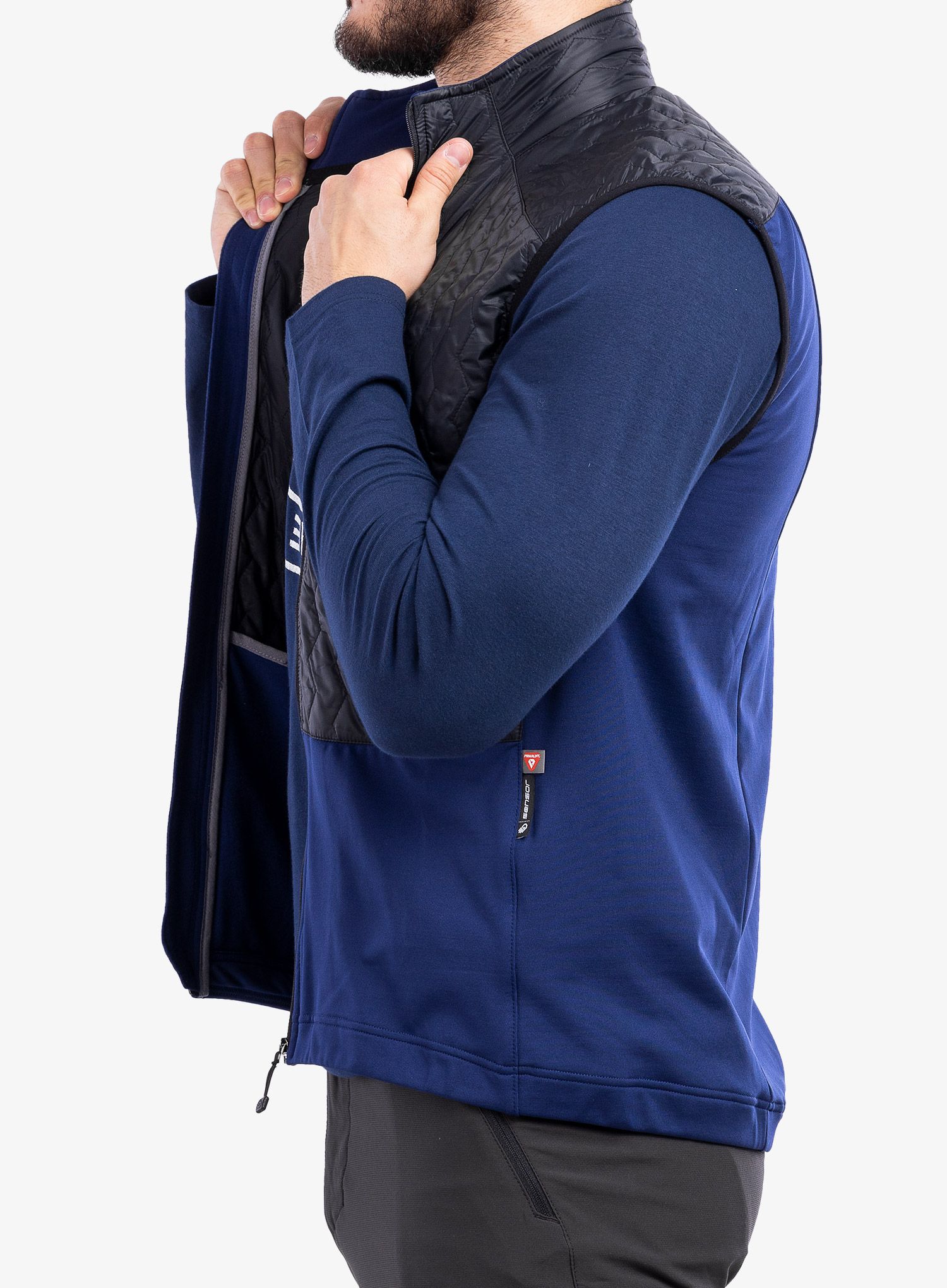 Moški brezrokavnik Sensor Infinity Zero Vest - black/deep blue