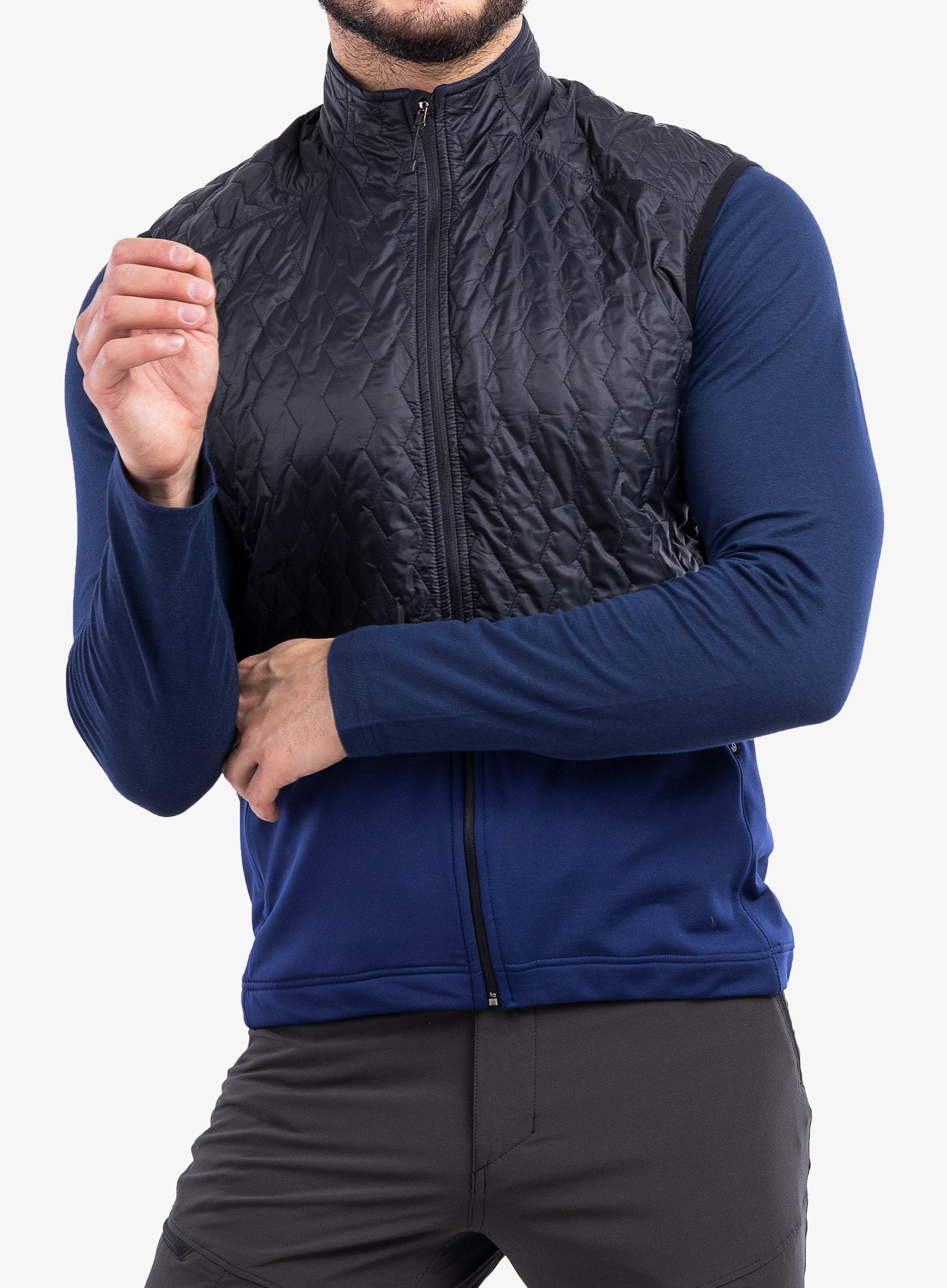 Moški brezrokavnik Sensor Infinity Zero Vest - black/deep blue