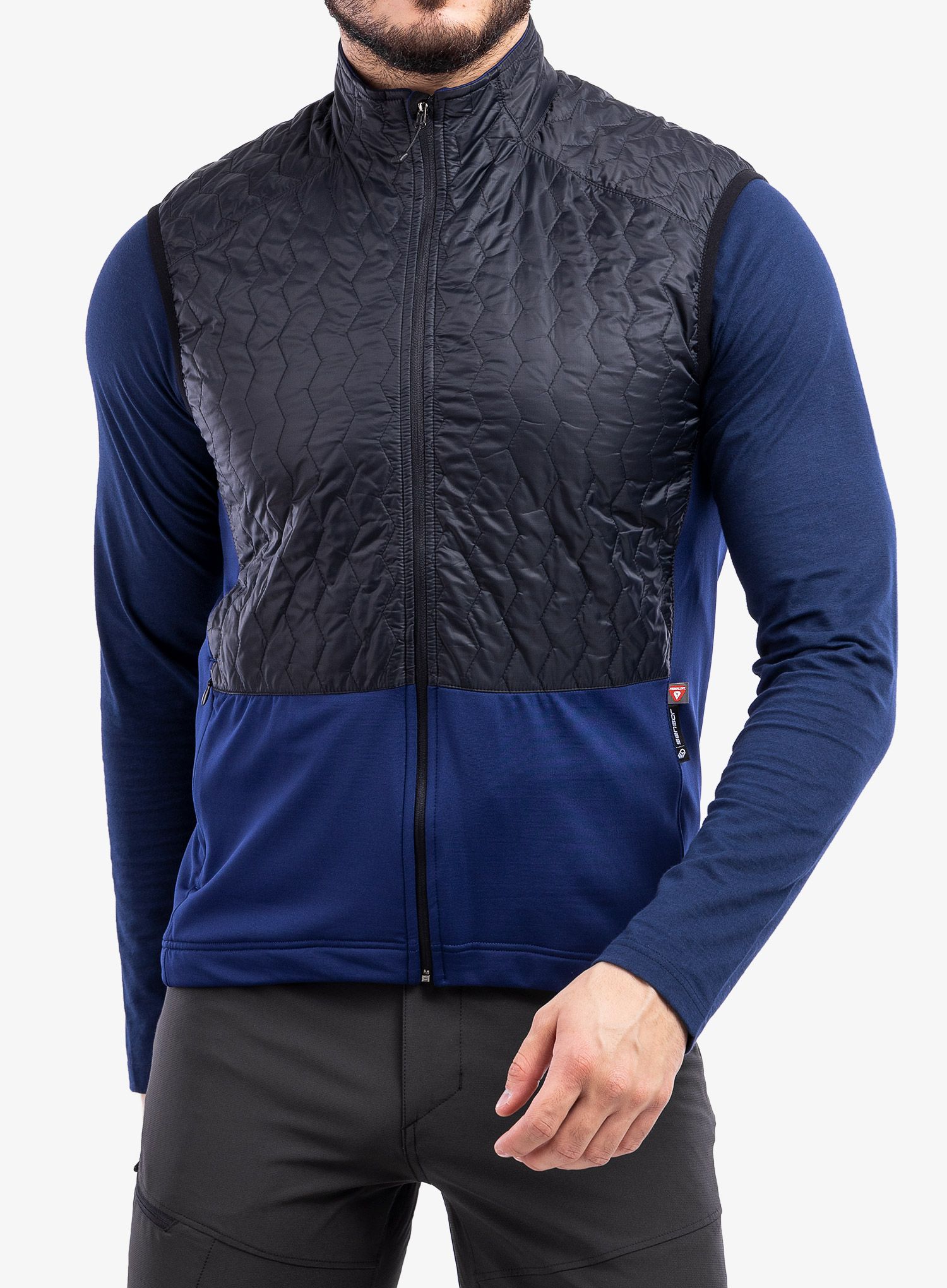 Moški brezrokavnik Sensor Infinity Zero Vest - black/deep blue