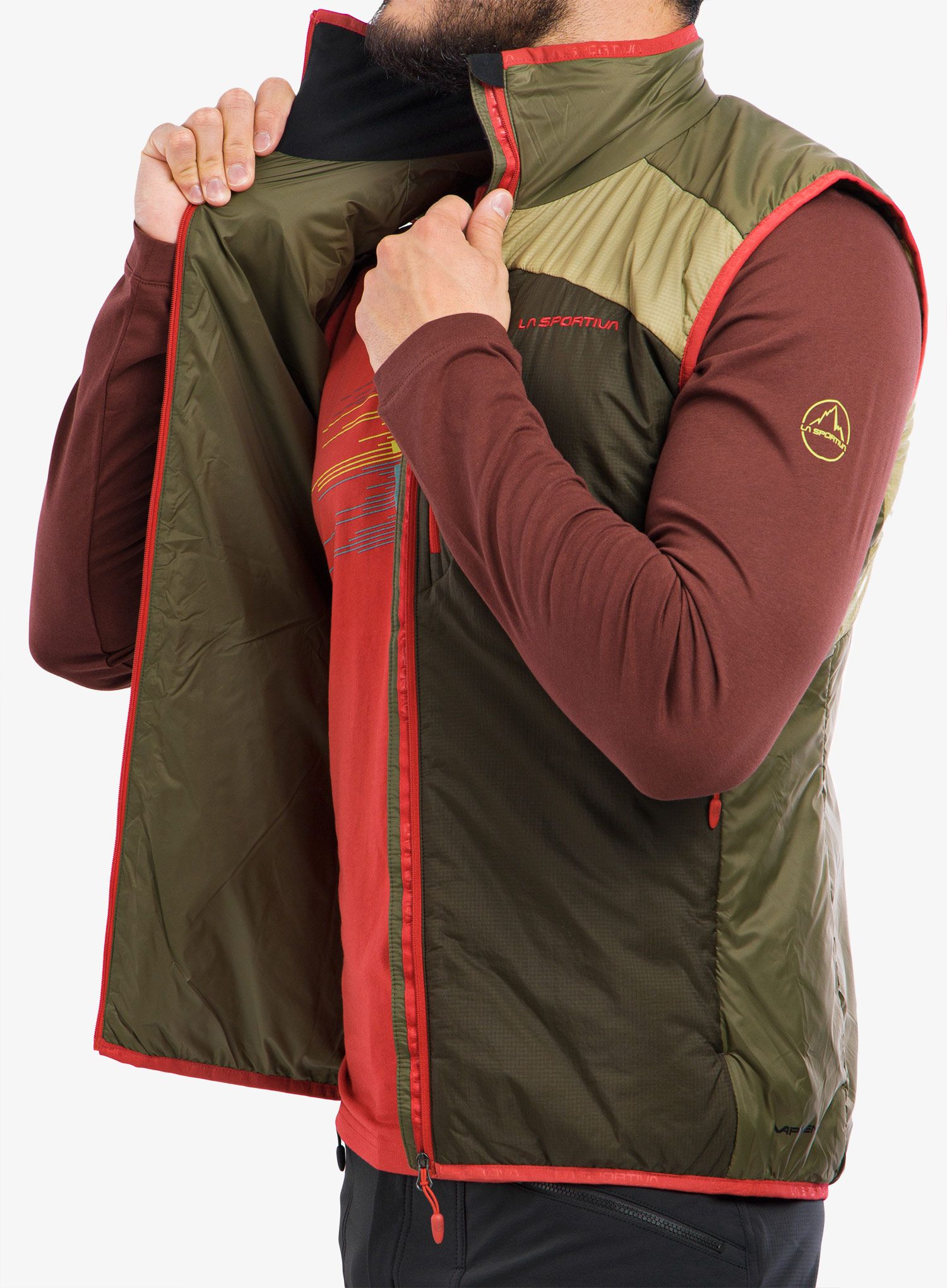 Moški brezrokavnik La Sportiva Spark Primaloft Vest - ivy