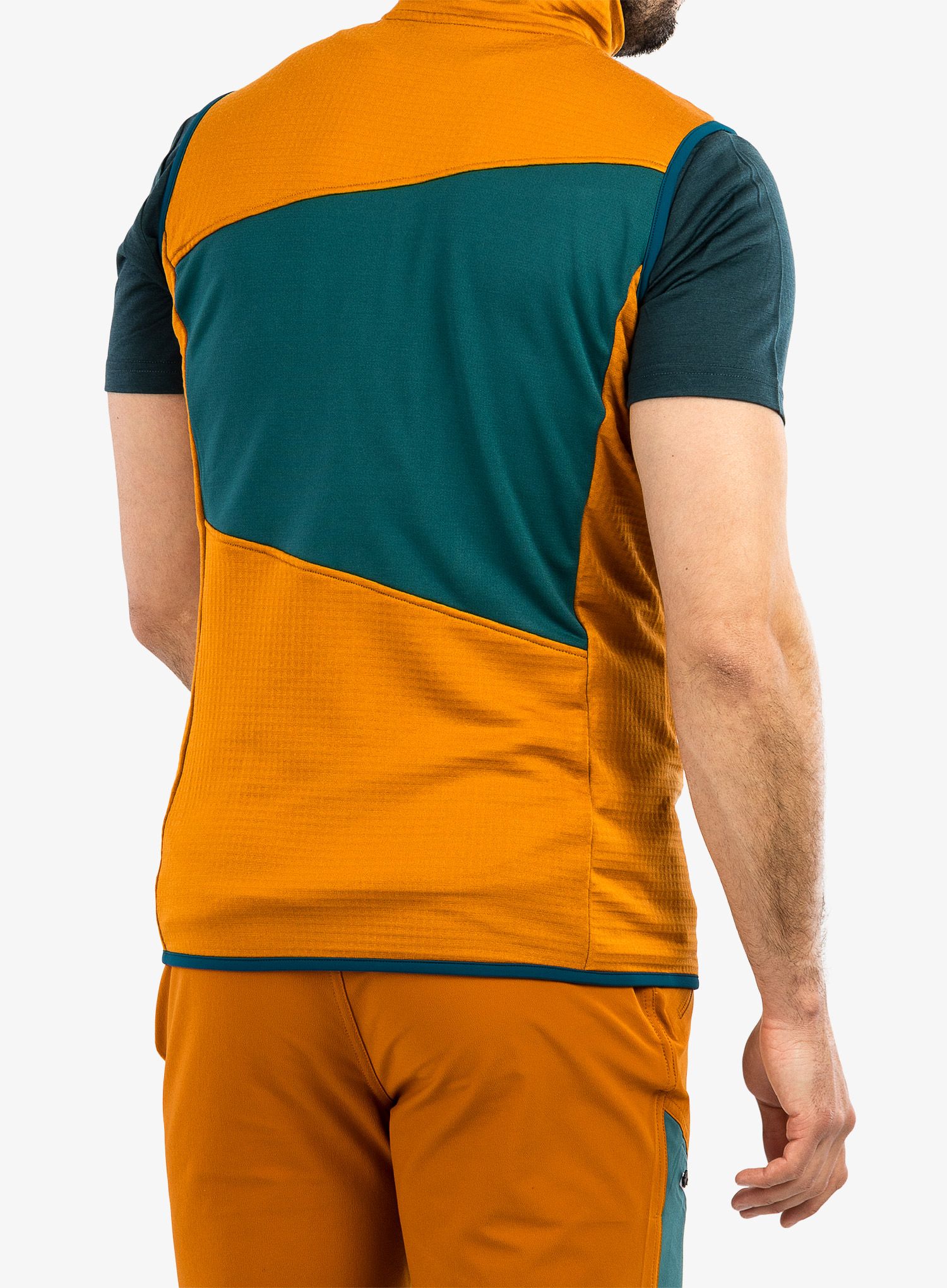 Moški brezrokavnik Ortovox Fleece Grid Vest - sly fox