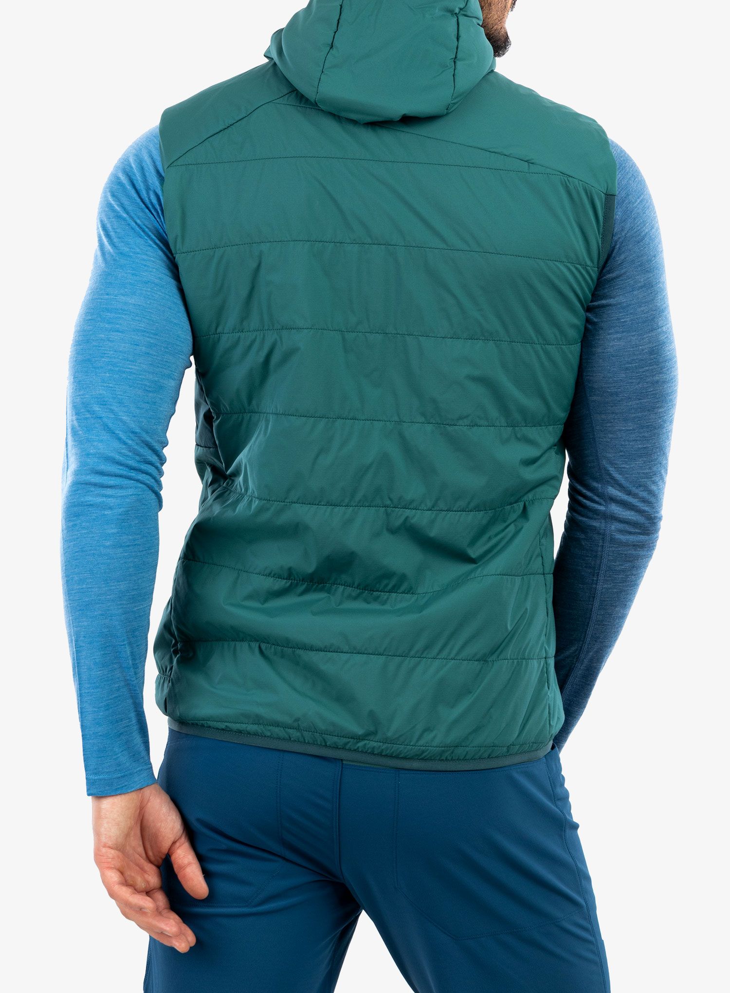 Moški brezrokavnik Ortovox Swisswool Piz Duan Vest - pacific green