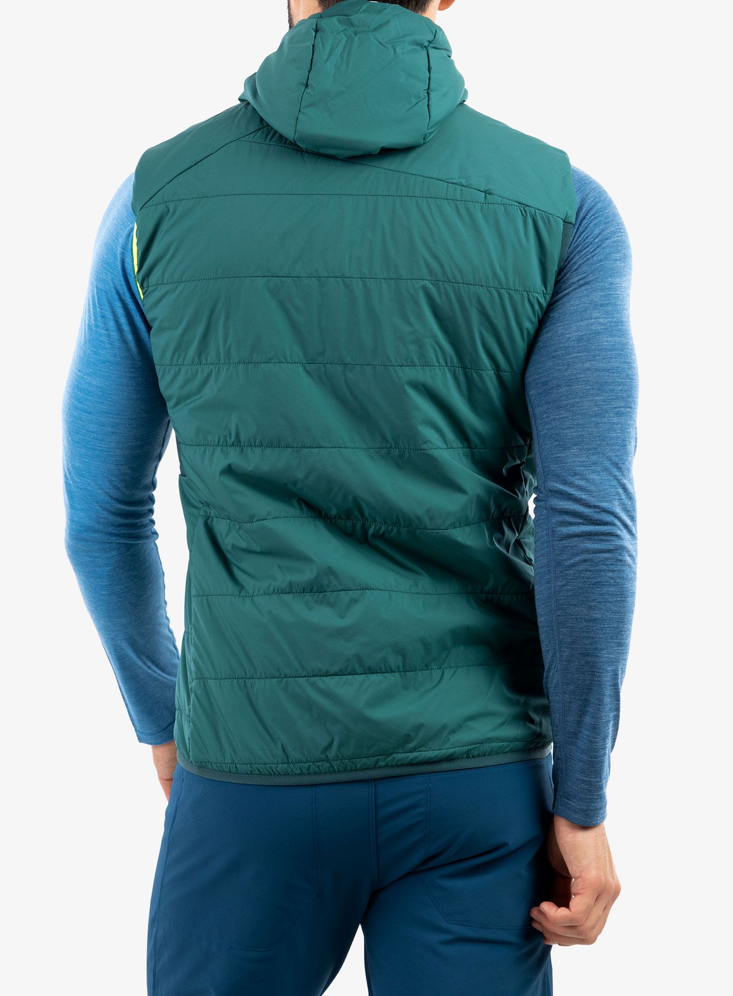 Moški brezrokavnik Ortovox Swisswool Piz Duan Vest - pacific green