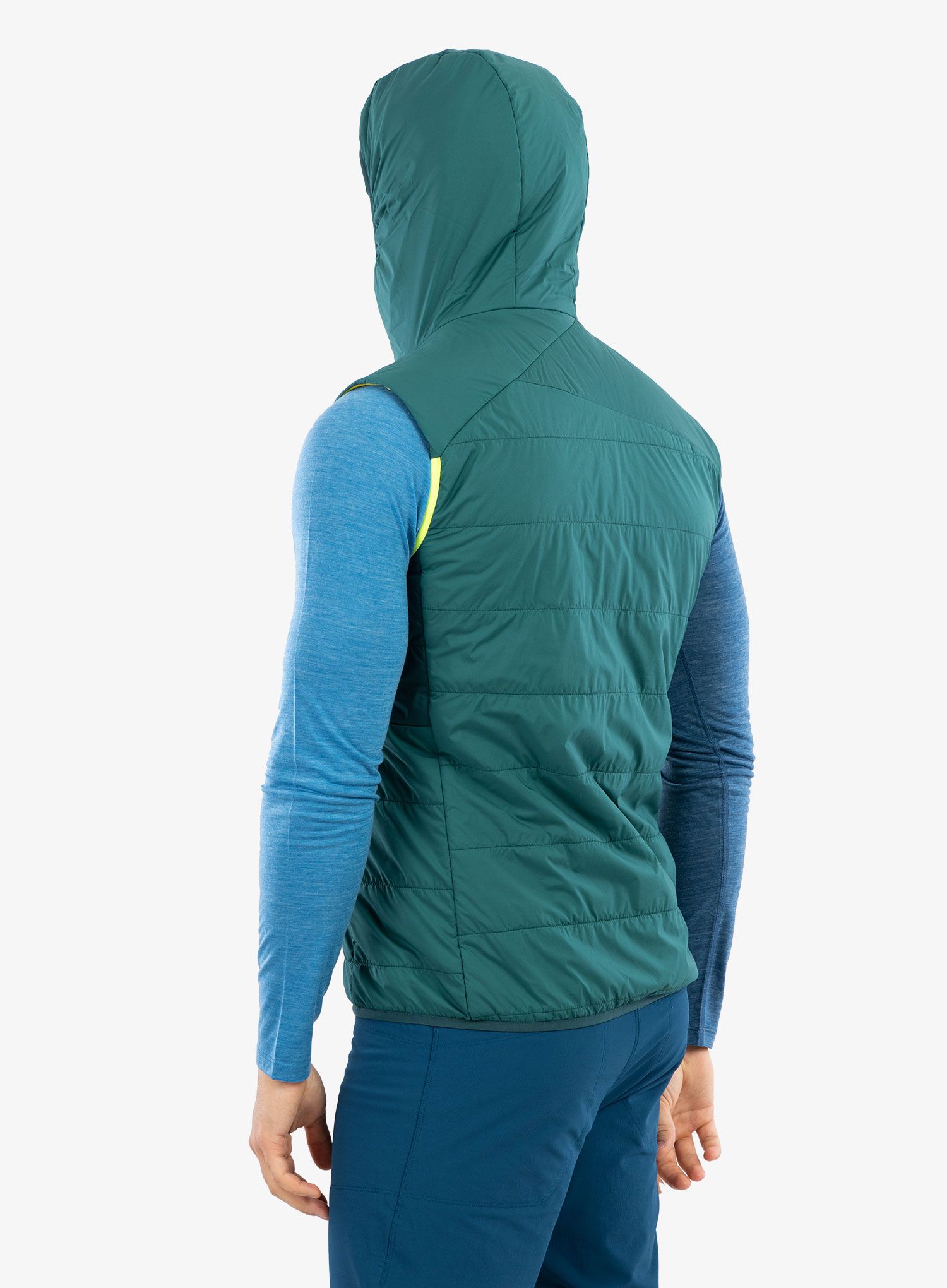 Moški brezrokavnik Ortovox Swisswool Piz Duan Vest - pacific green