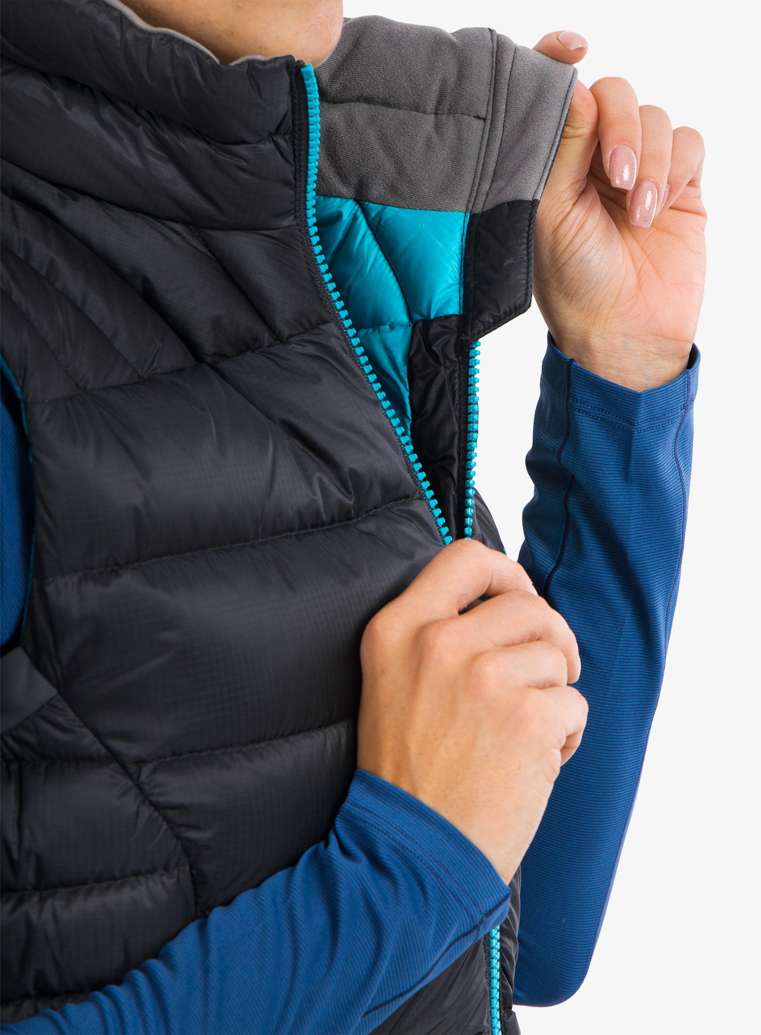 Ženski brezrokavnik Rab Electron Pro Vest - beluga