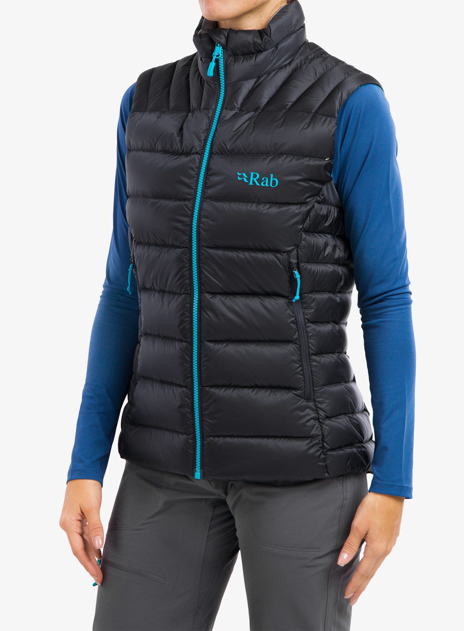 Ženski brezrokavnik Rab Electron Pro Vest - beluga
