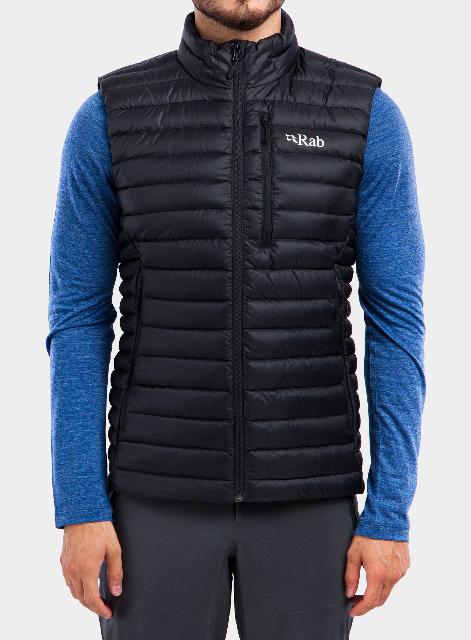 Puhasti brezrokavnik Rab Microlight Vest  - black
