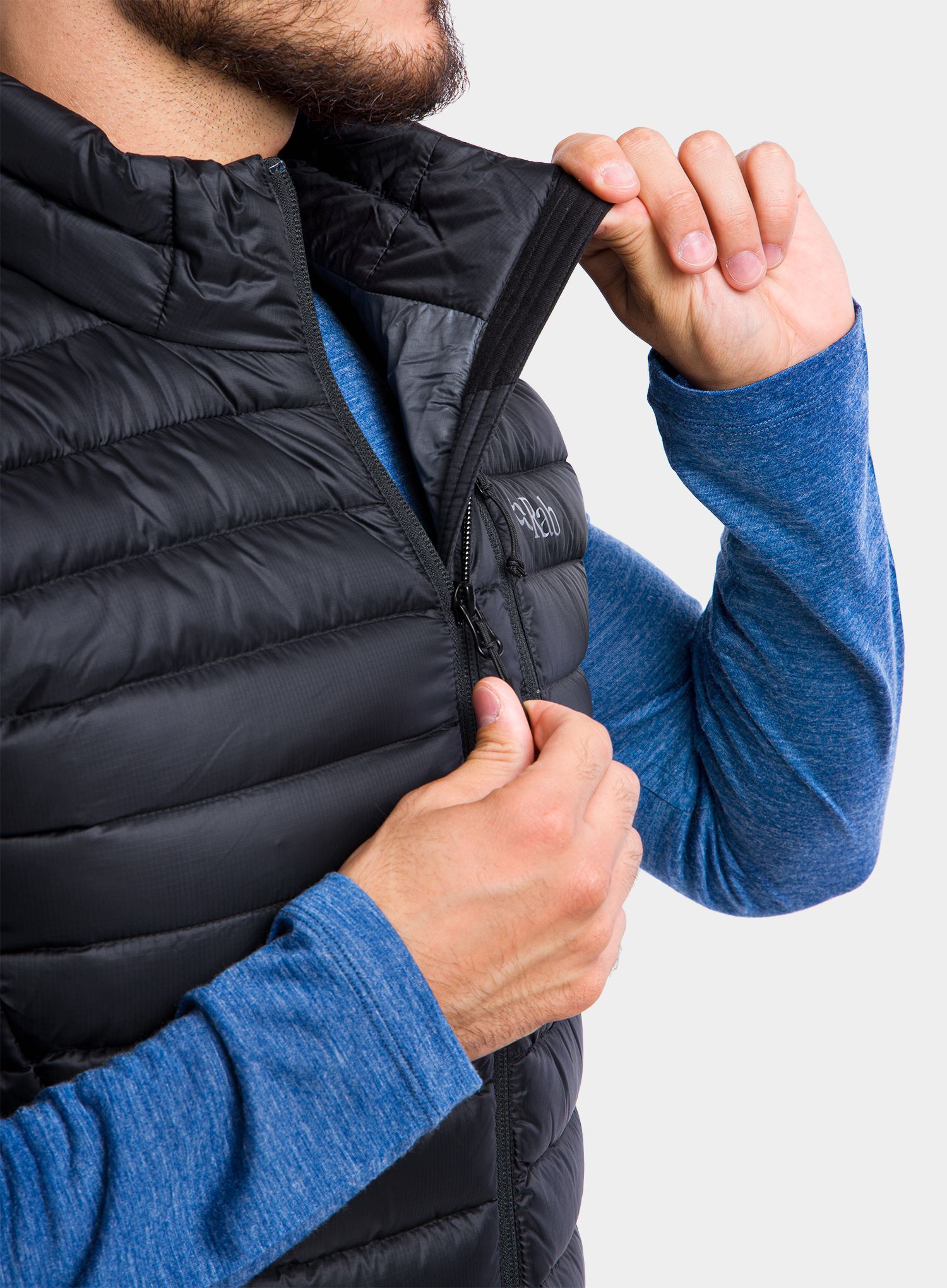 Puhasti brezrokavnik Rab Microlight Vest  - black