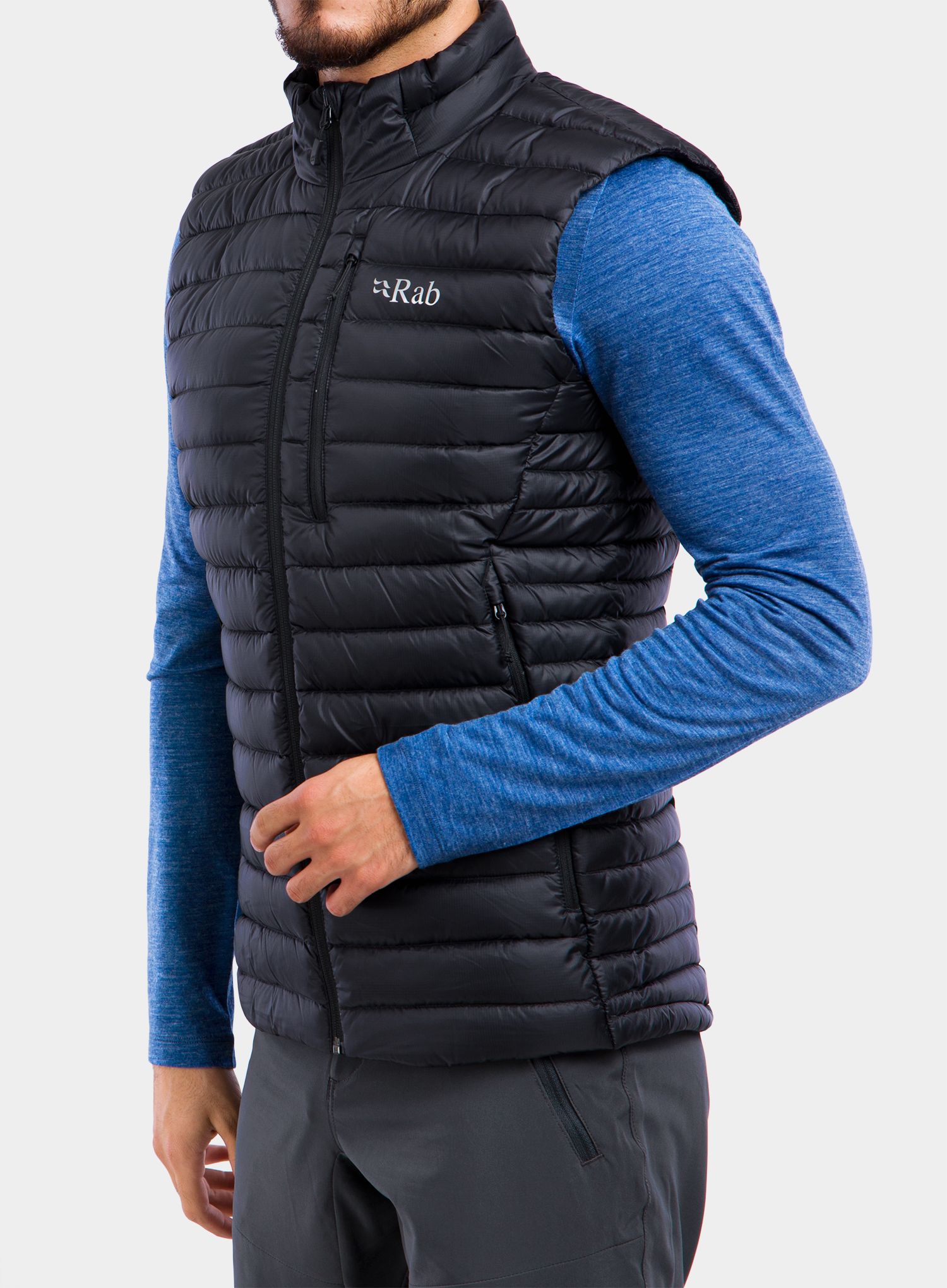 Puhasti brezrokavnik Rab Microlight Vest  - black