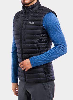Puhasti brezrokavnik Rab Microlight Vest - black