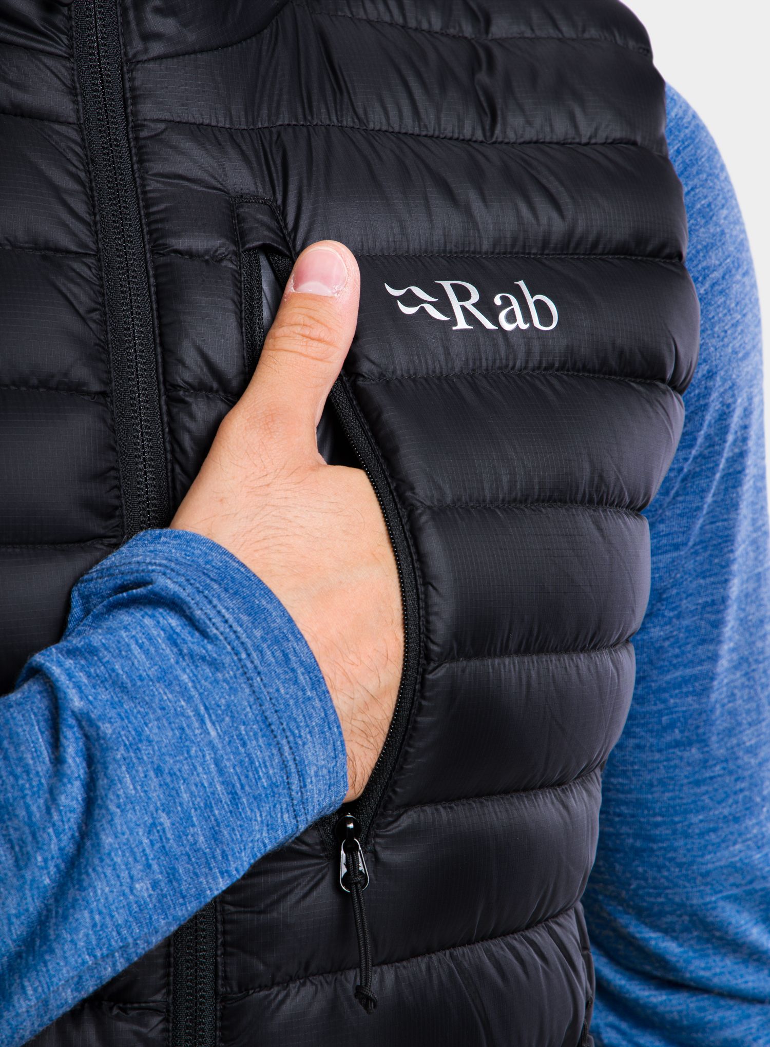 Puhasti brezrokavnik Rab Microlight Vest  - black