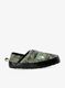 Podloženi copati The North Face ThermoBall Traction Mule V - thyme brushwood camo/thyme