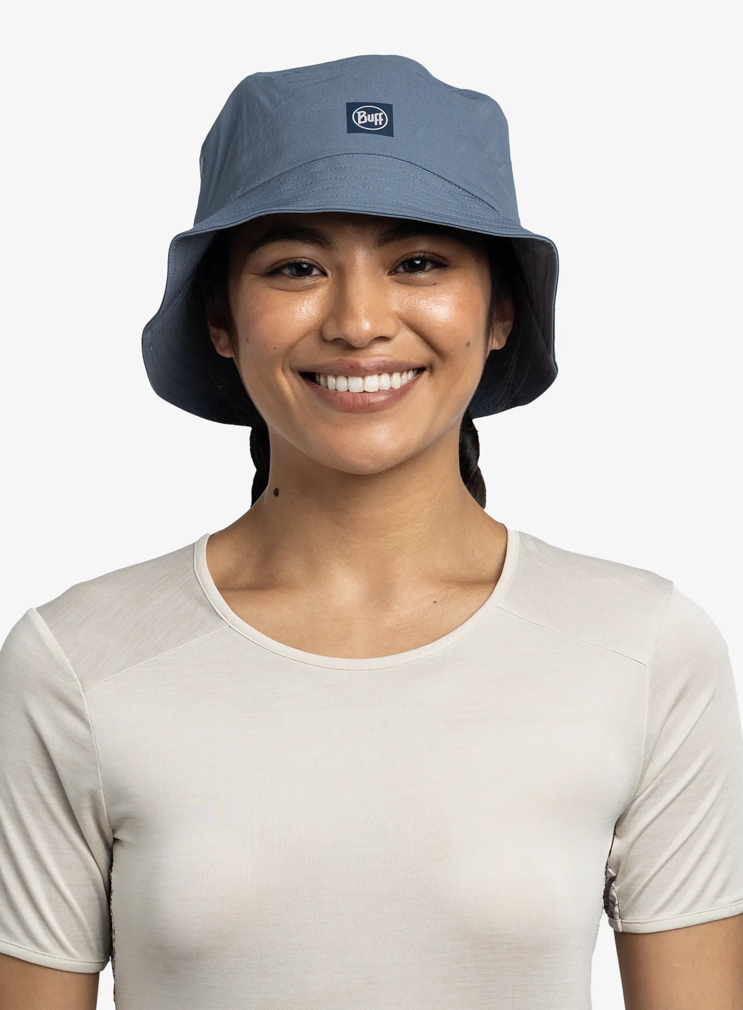 Klobuk Buff Adventure Bucket Hat - solid stone blue