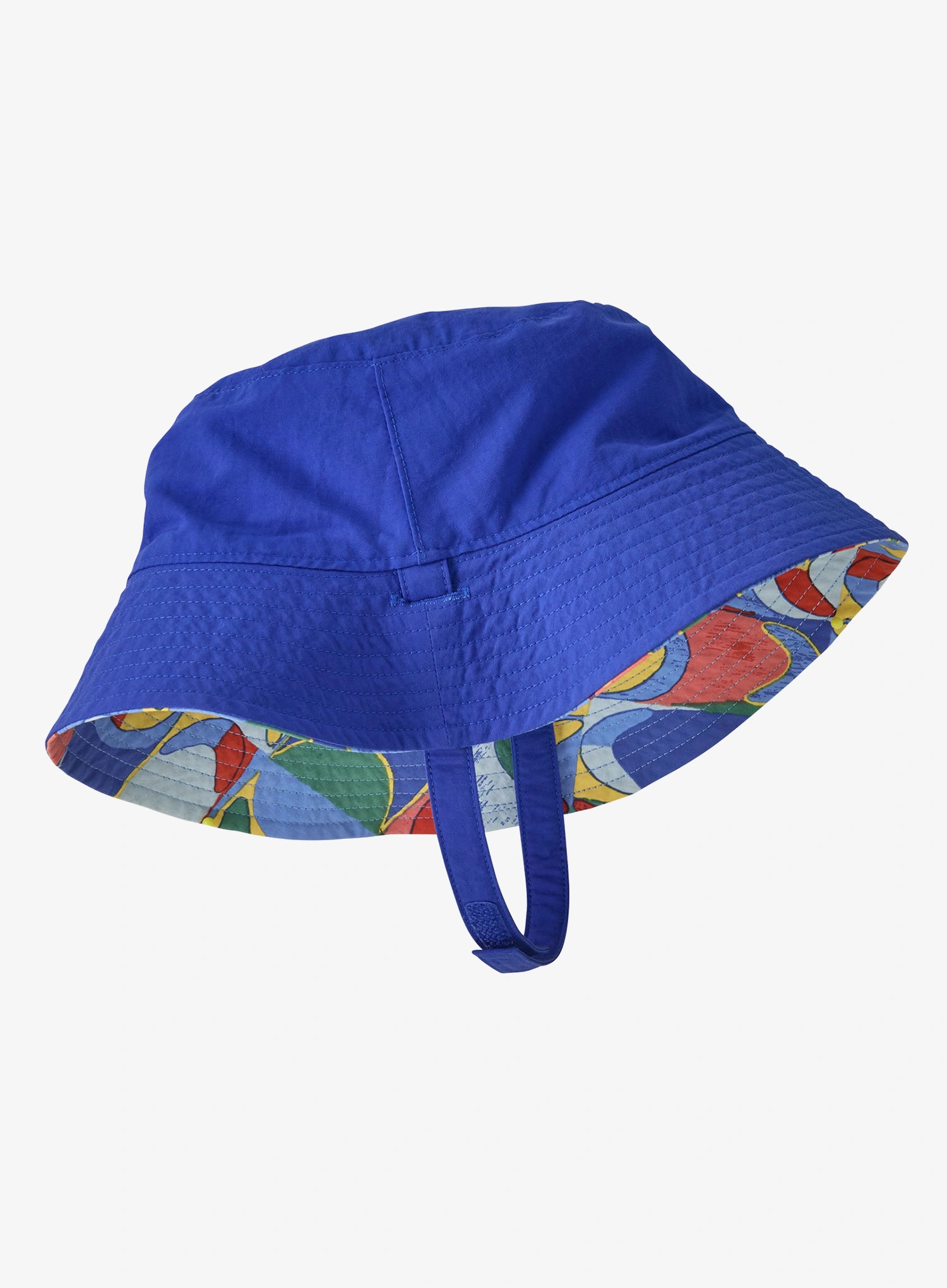 Otroški klobuk Patagonia Baby Sun Bucket Hat - swallowtail geo/eddy blue