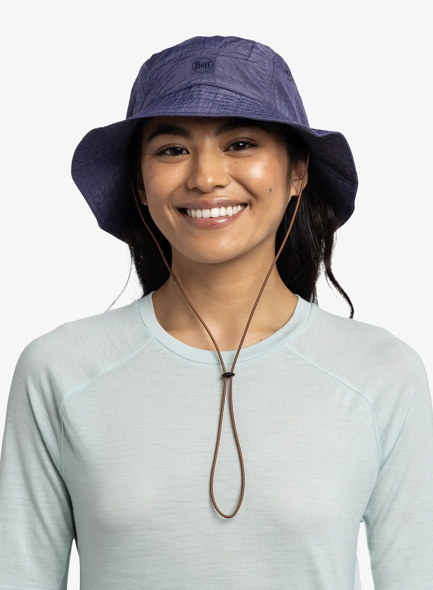 Pohodniški klobuk Buff Go Bucket Hat - solid indigo