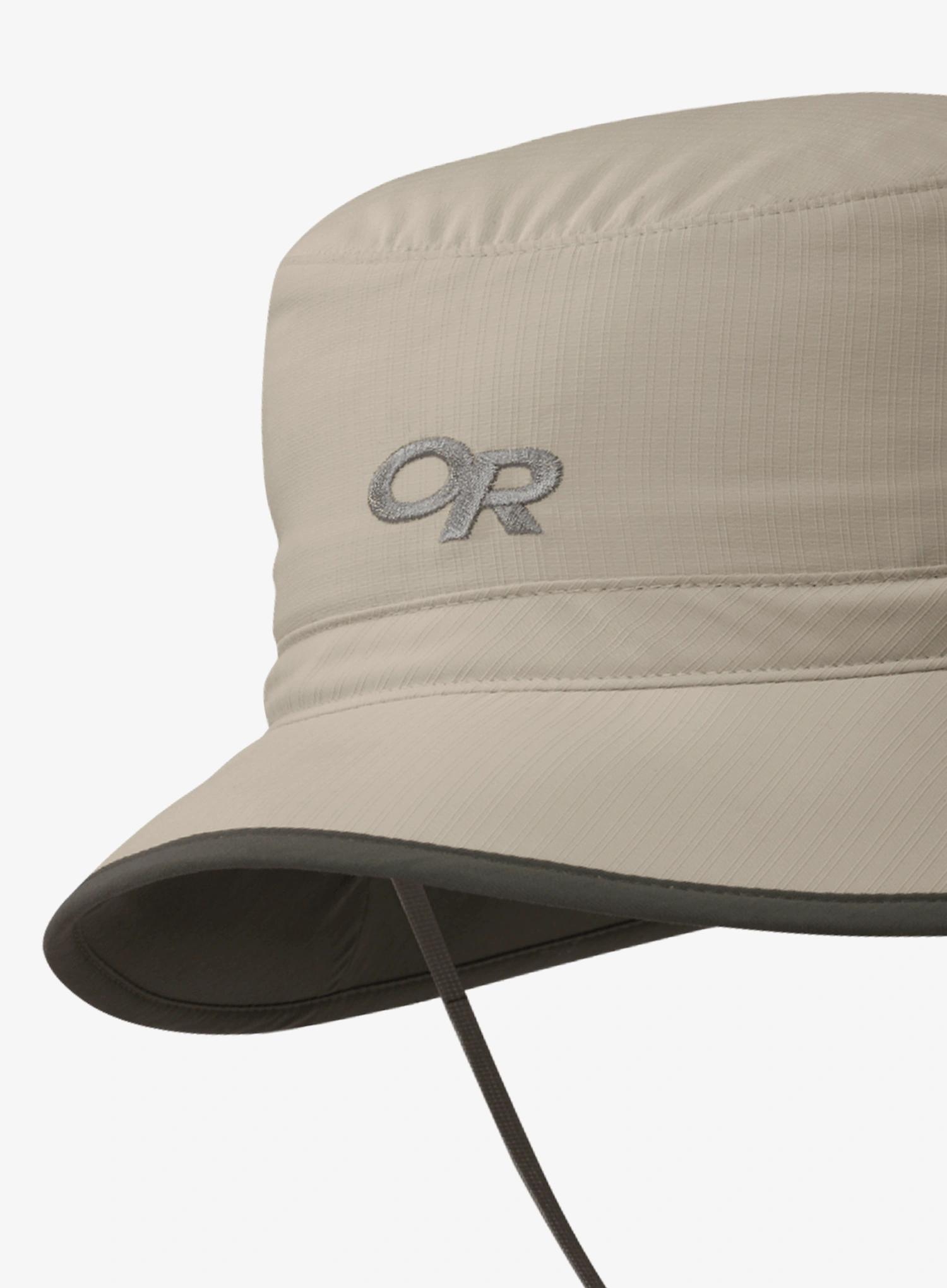 Pohodniški klobuk Outdoor Research Sun Bucket - khaki/dark grey