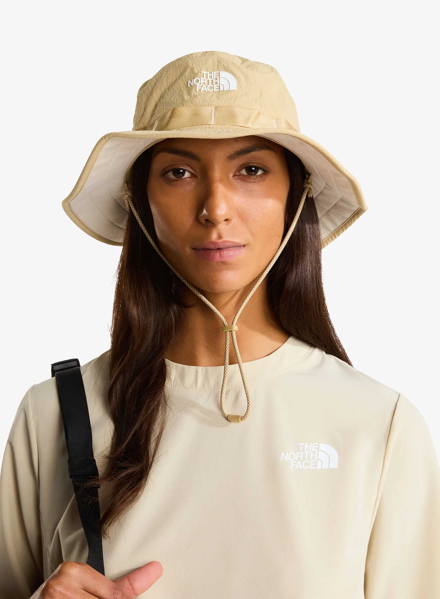 Pohodniški klobuk The North Face Class V Brimmer - khaki stone
