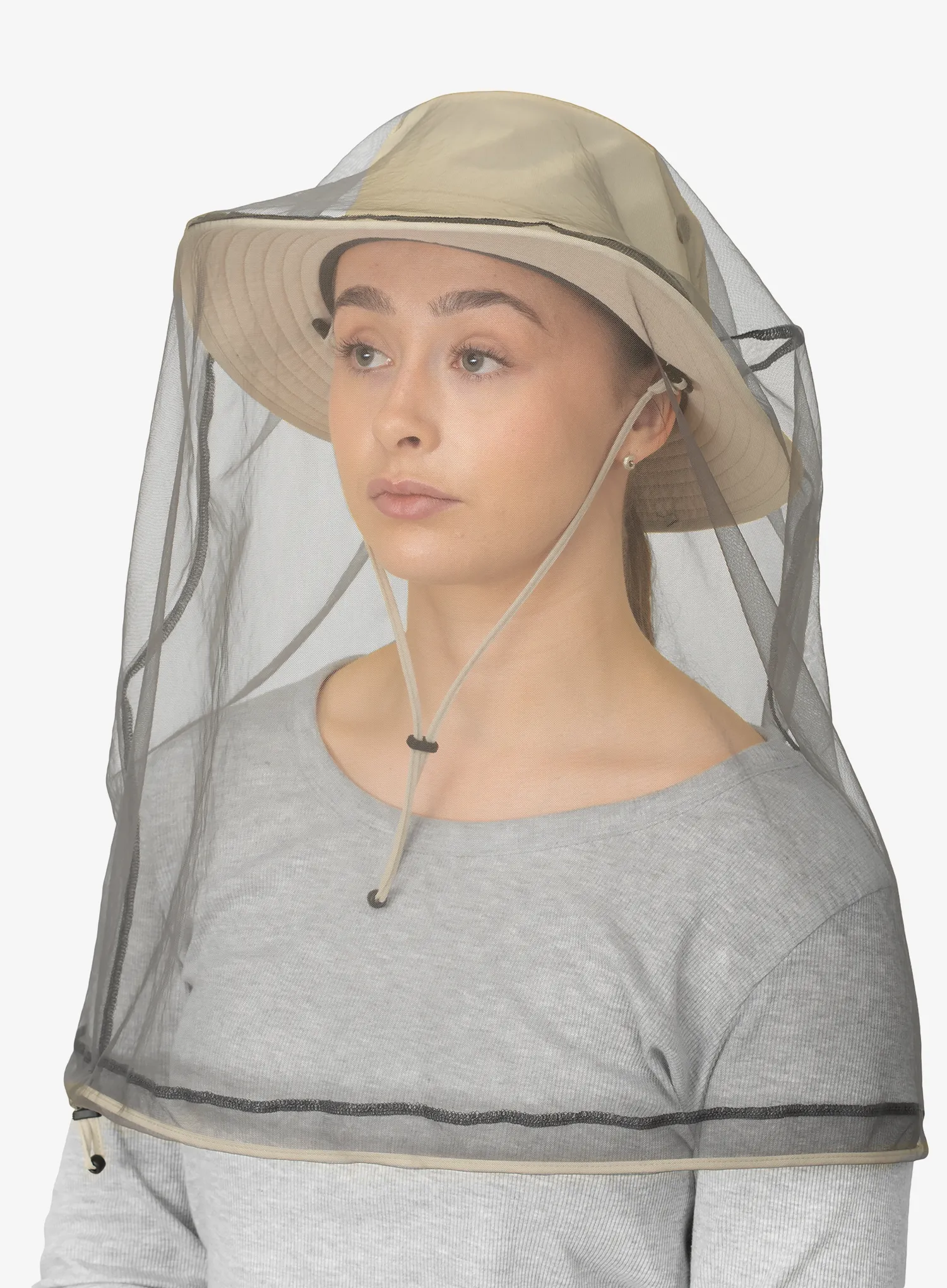 Pohodniški klobuk Trekmates Borneo Hat - linen