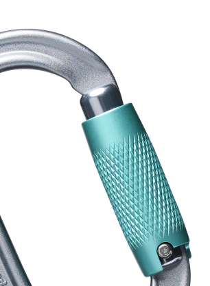 Vponka Black Diamond Oval Triple Lock Carabiner - polished