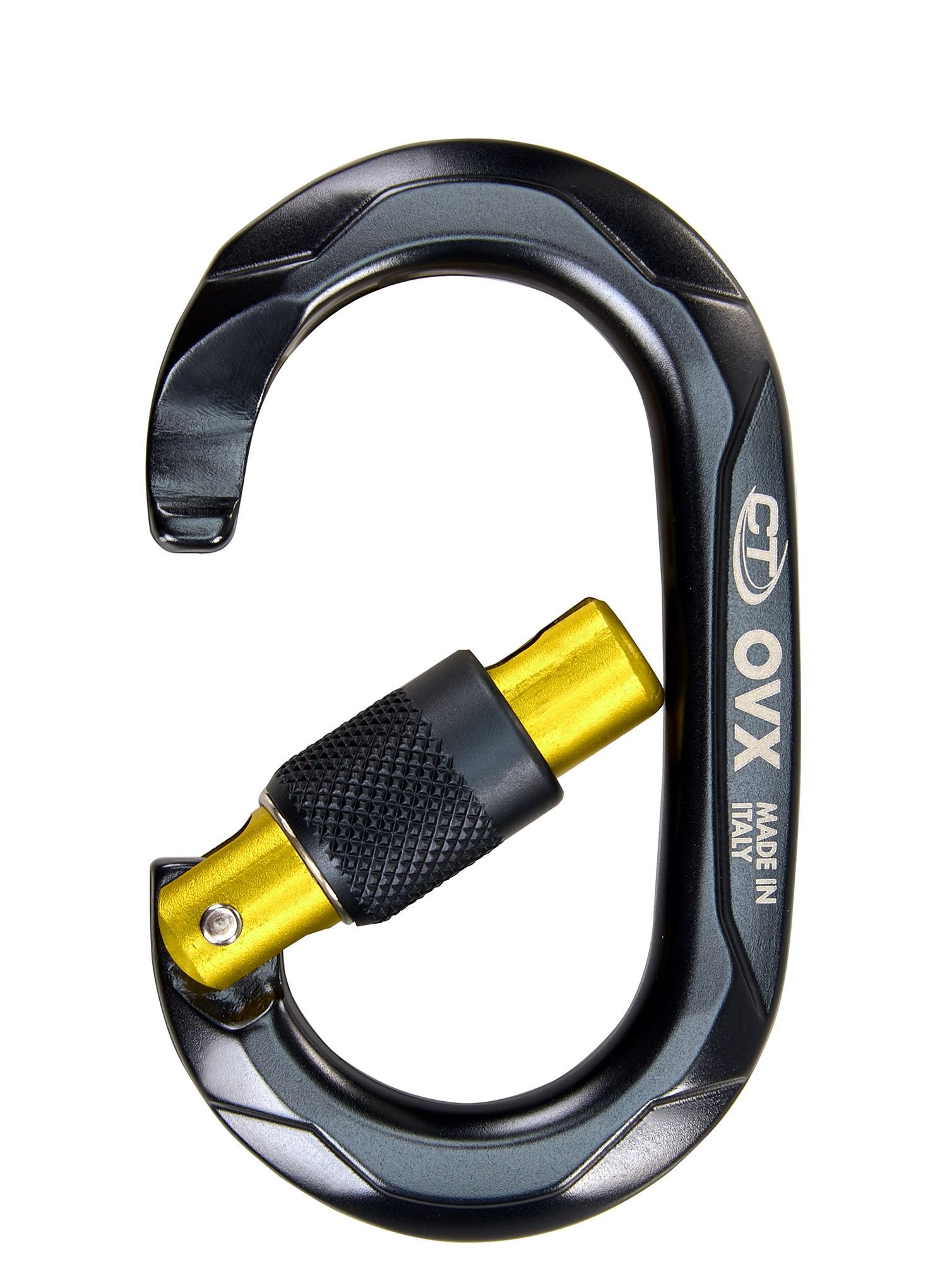 Vponka Climbing Technology/SKYLOTEC OVX Carabiner - antharcite/gold