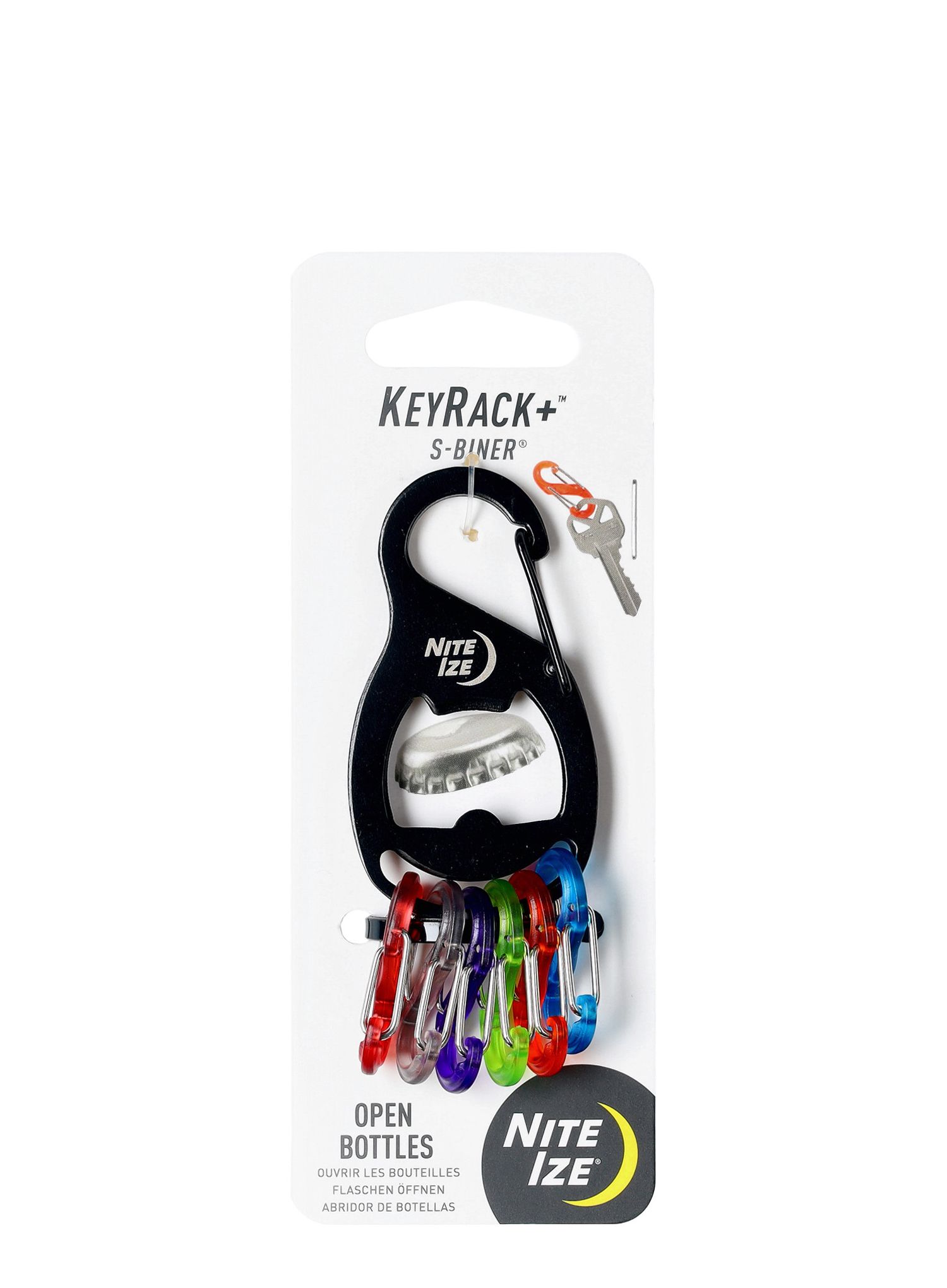 Vponka Nite Ize KeyRack+ S-Biner  - black