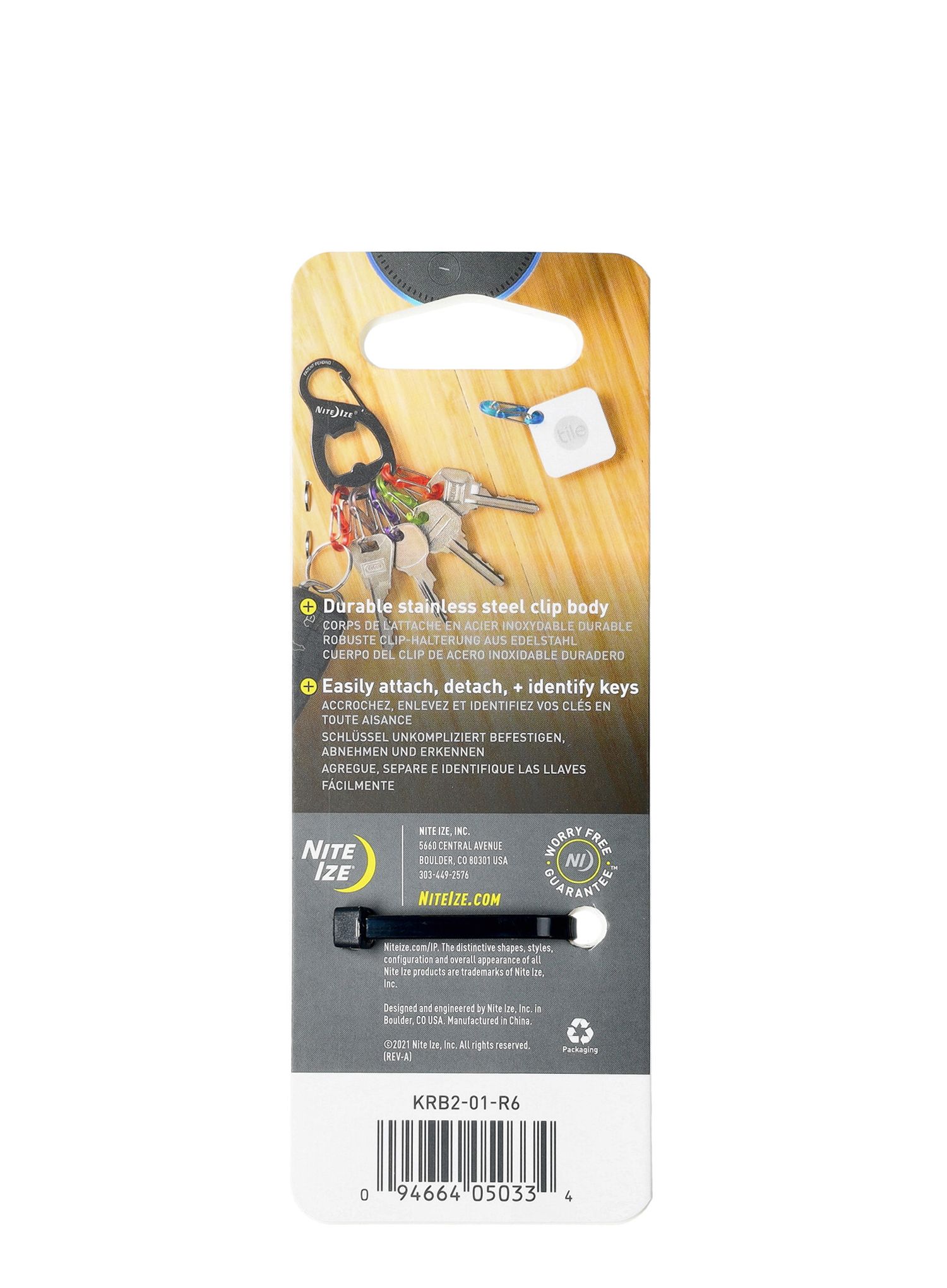 Vponka Nite Ize KeyRack+ S-Biner  - black