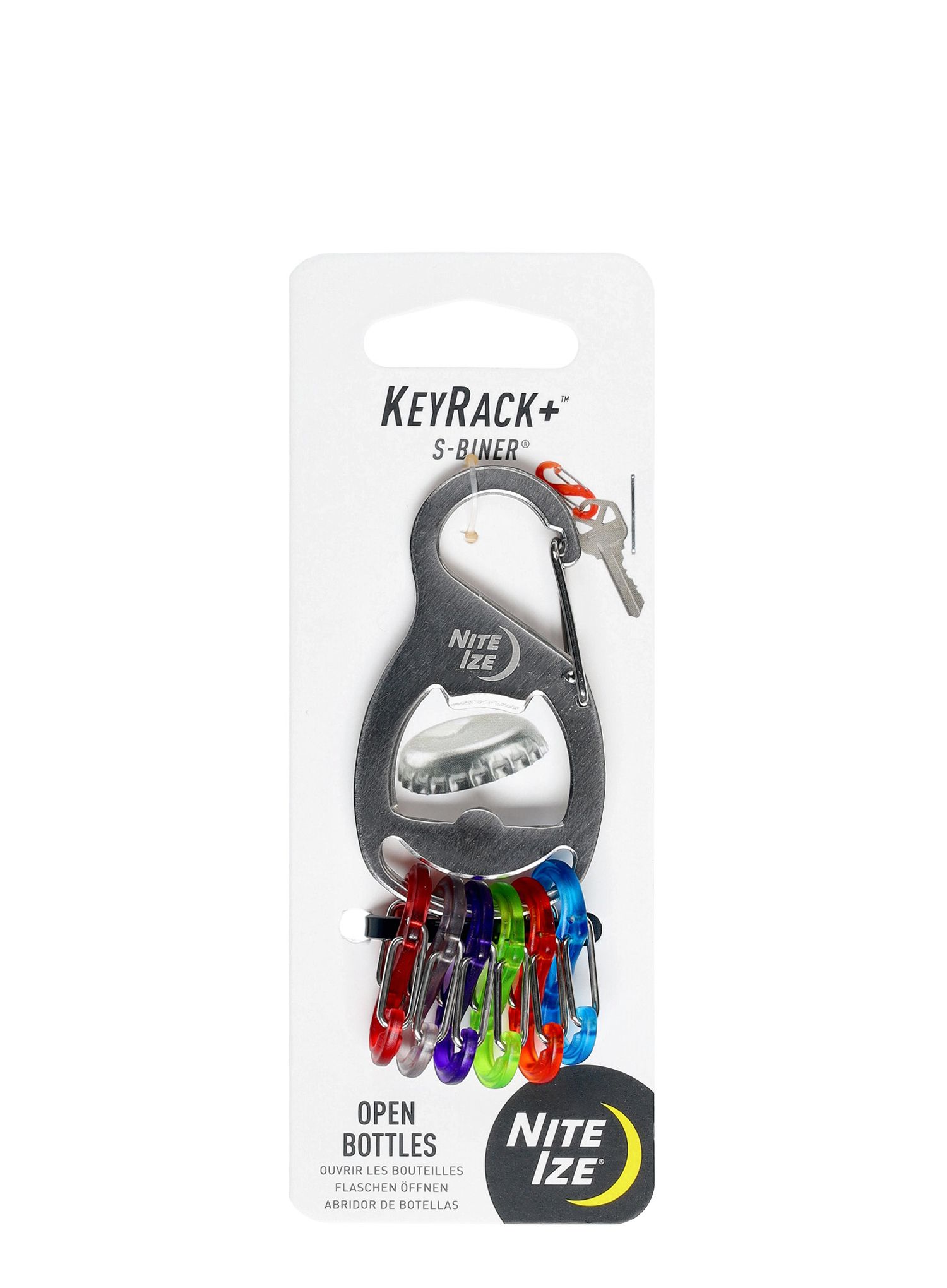Vponka Nite Ize KeyRack+ S-Biner  - stainless steel 