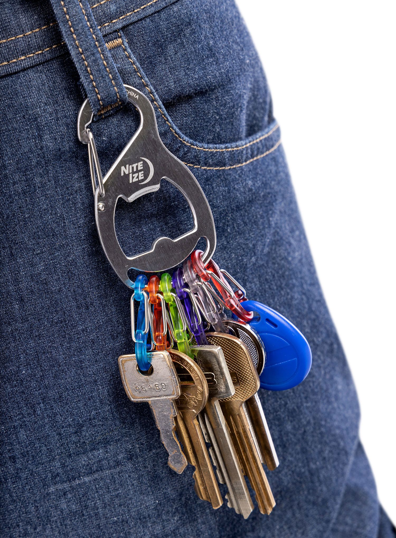 Vponka Nite Ize KeyRack+ S-Biner  - stainless steel 