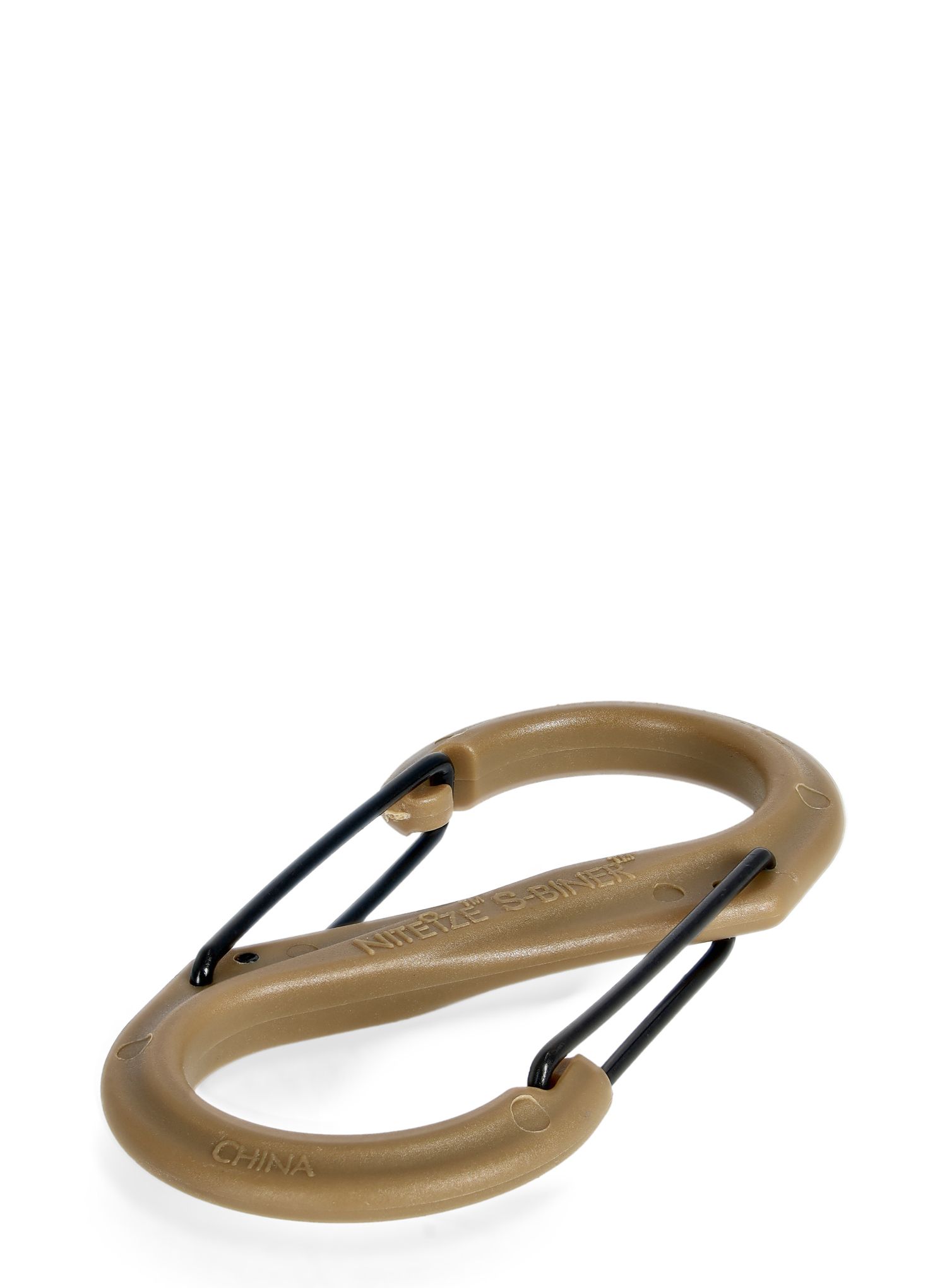 Vponka Nite Ize S-Biner 4 Plastic Black Gate  - coyote