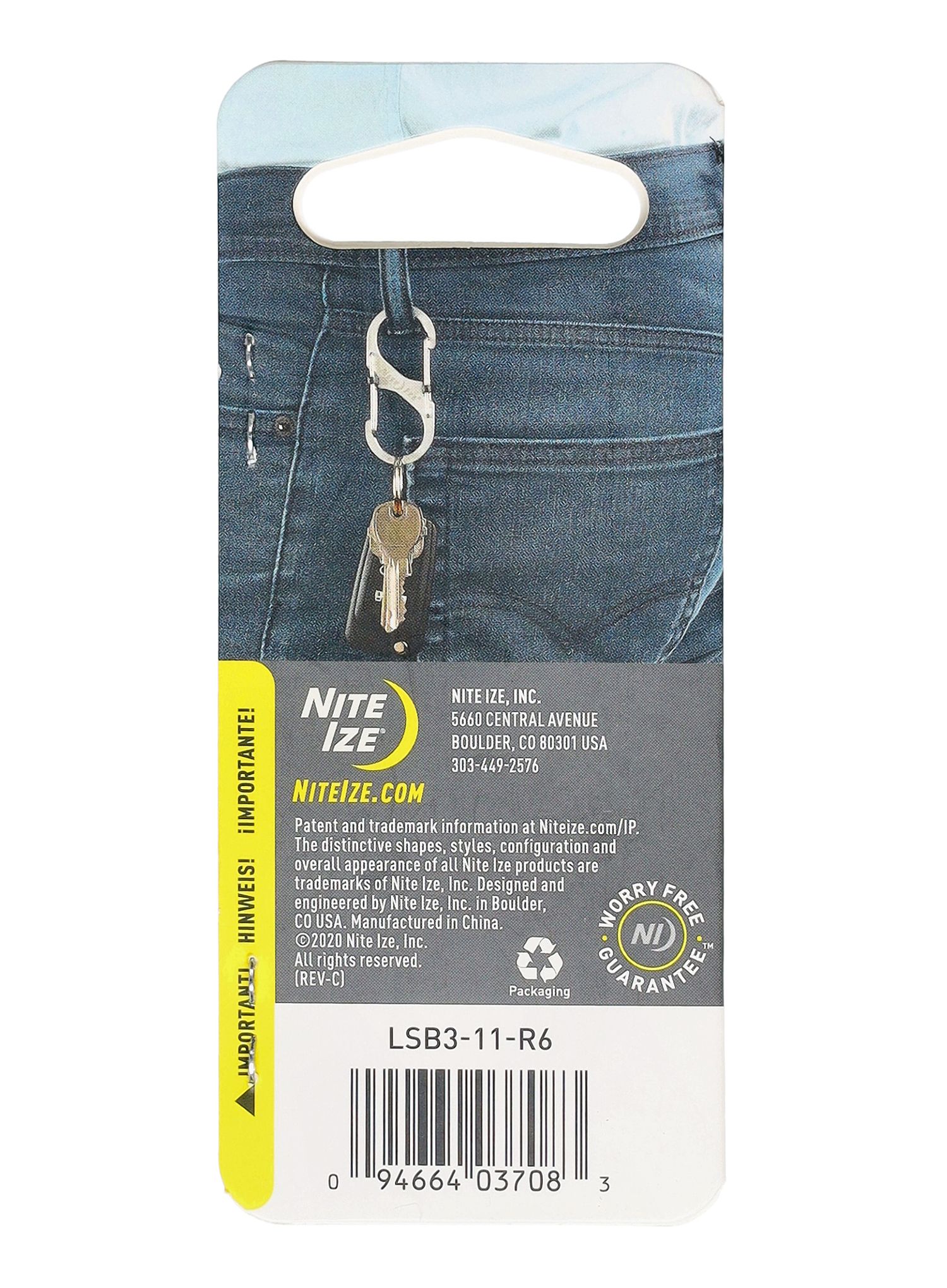 Vponka Nite Ize S-Biner SlideLock Stainless Steel 3 - stainless