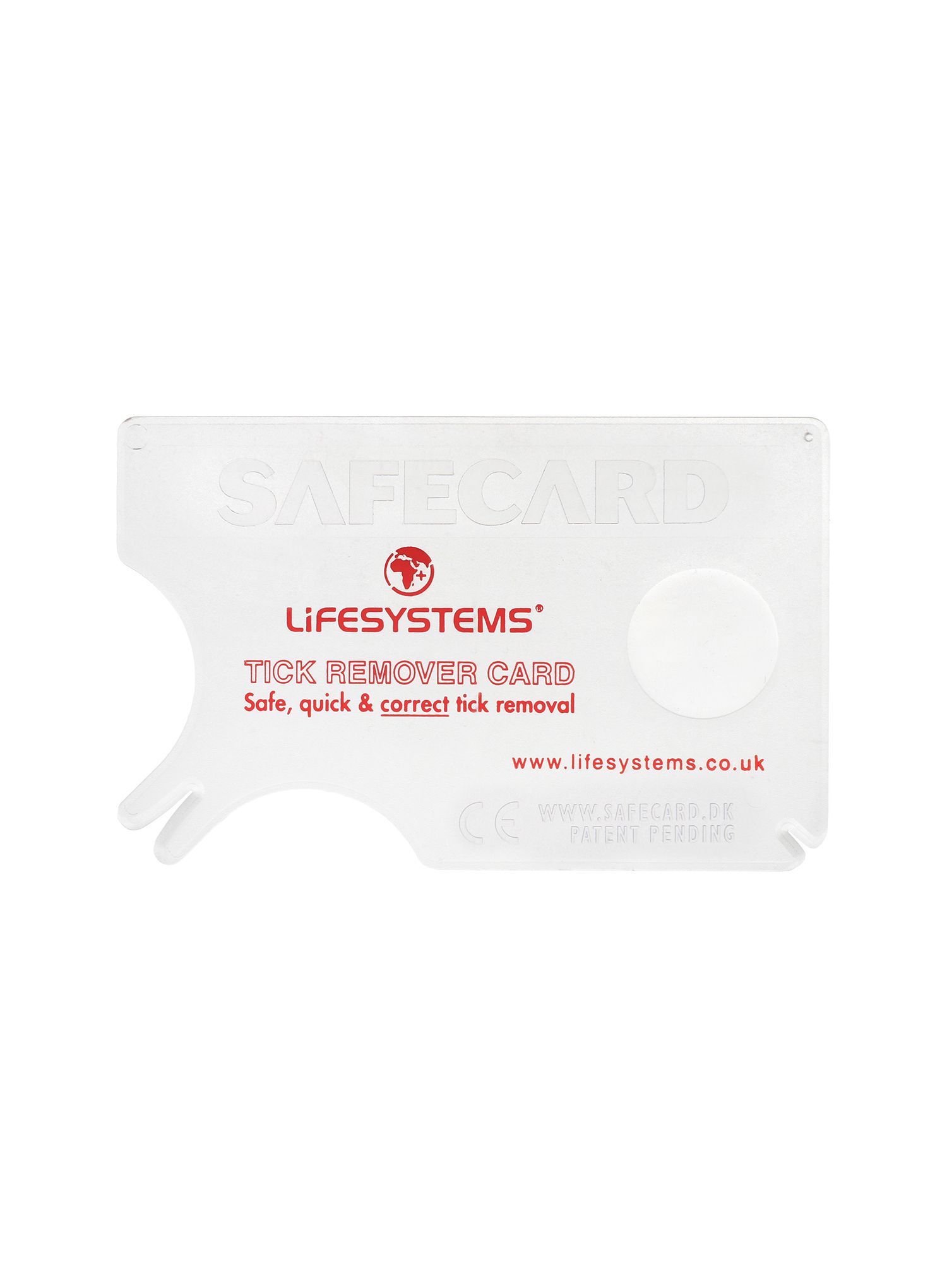 Pinceta za klope Lifesystems Tick Remover Card