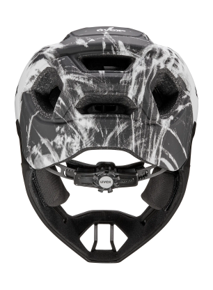 Otroška čelada Uvex React Jr. Fullface - black/white matt
