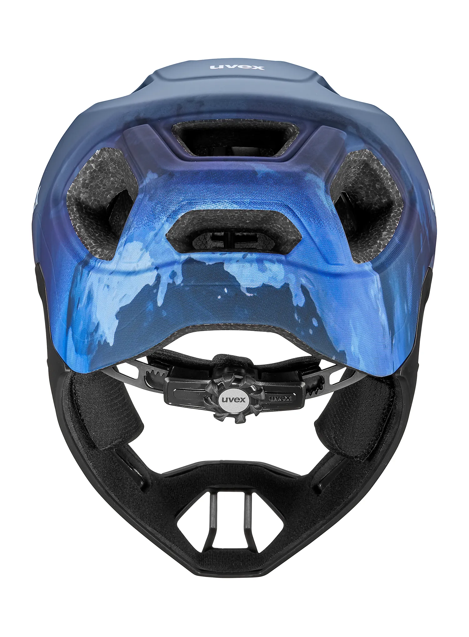 Otroška čelada Uvex React Jr. Fullface - dusk blue matt