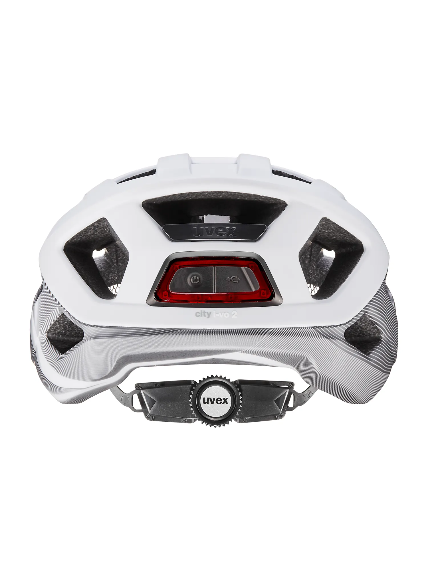 Kolesarska čelada Uvex City I-vo 2 - white silver matt
