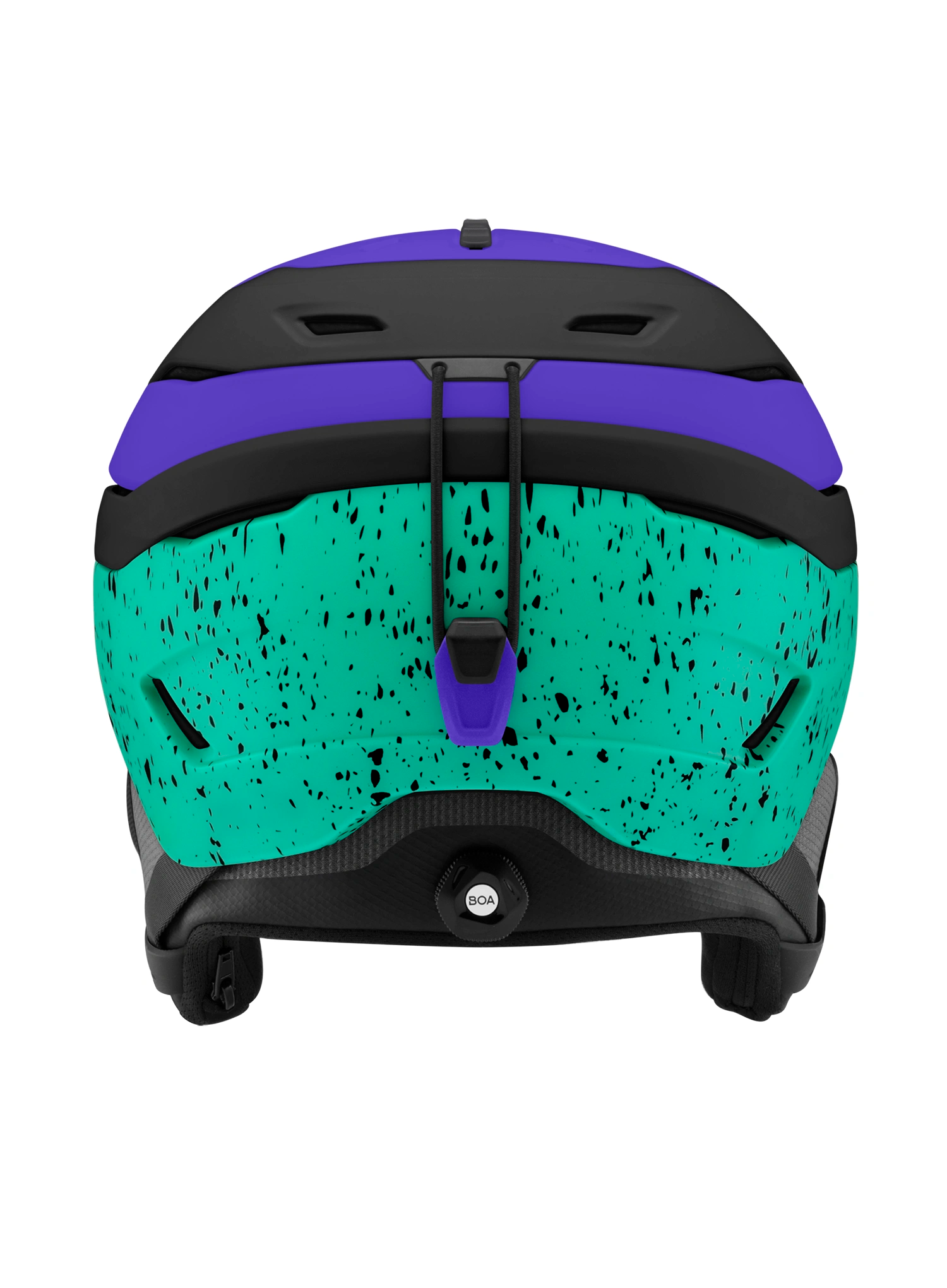 Smučarska čelada Smith Vantage 2 Mips - matt black/ultraviolet/emerald