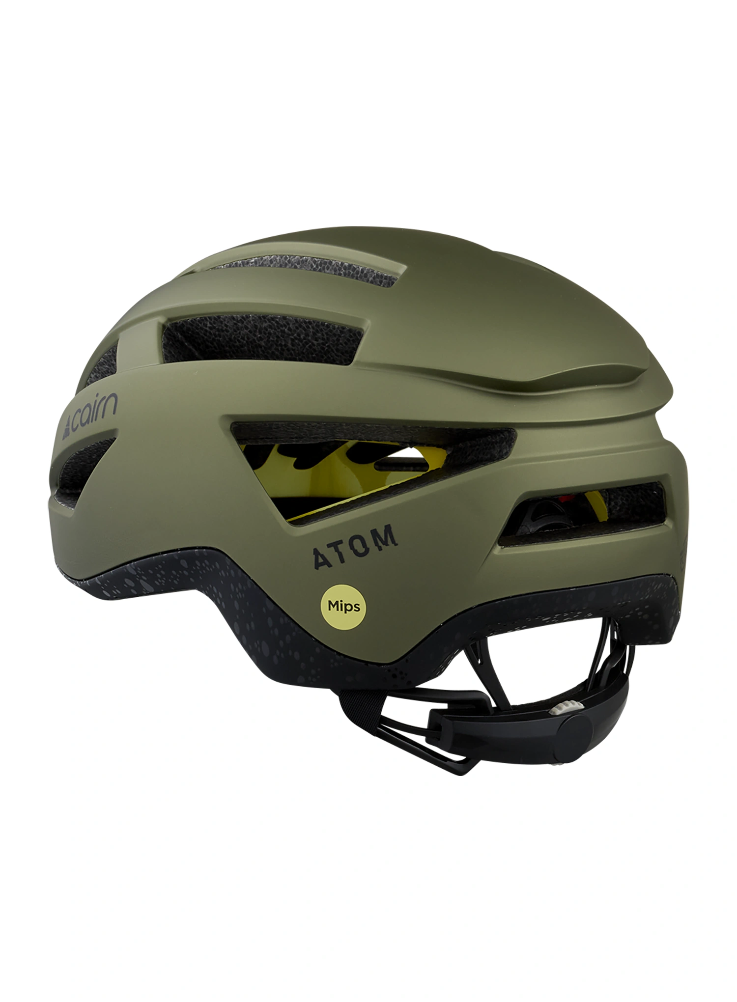 Kolesarska čelada Cairn Atom Mips - mat metallic olive