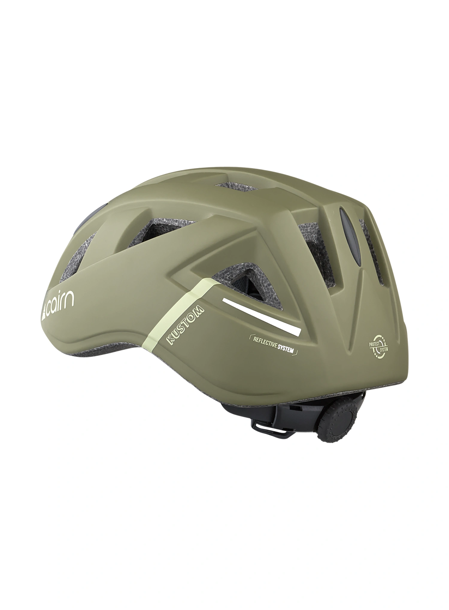 Kolesarska čelada za otroke Cairn Kustom - mat olive