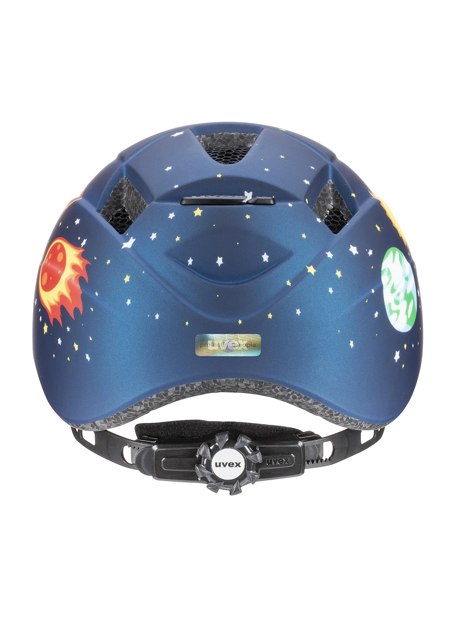 Kolesarska čelada za otroke Uvex Kid 2 CC - dark blue rocket matt