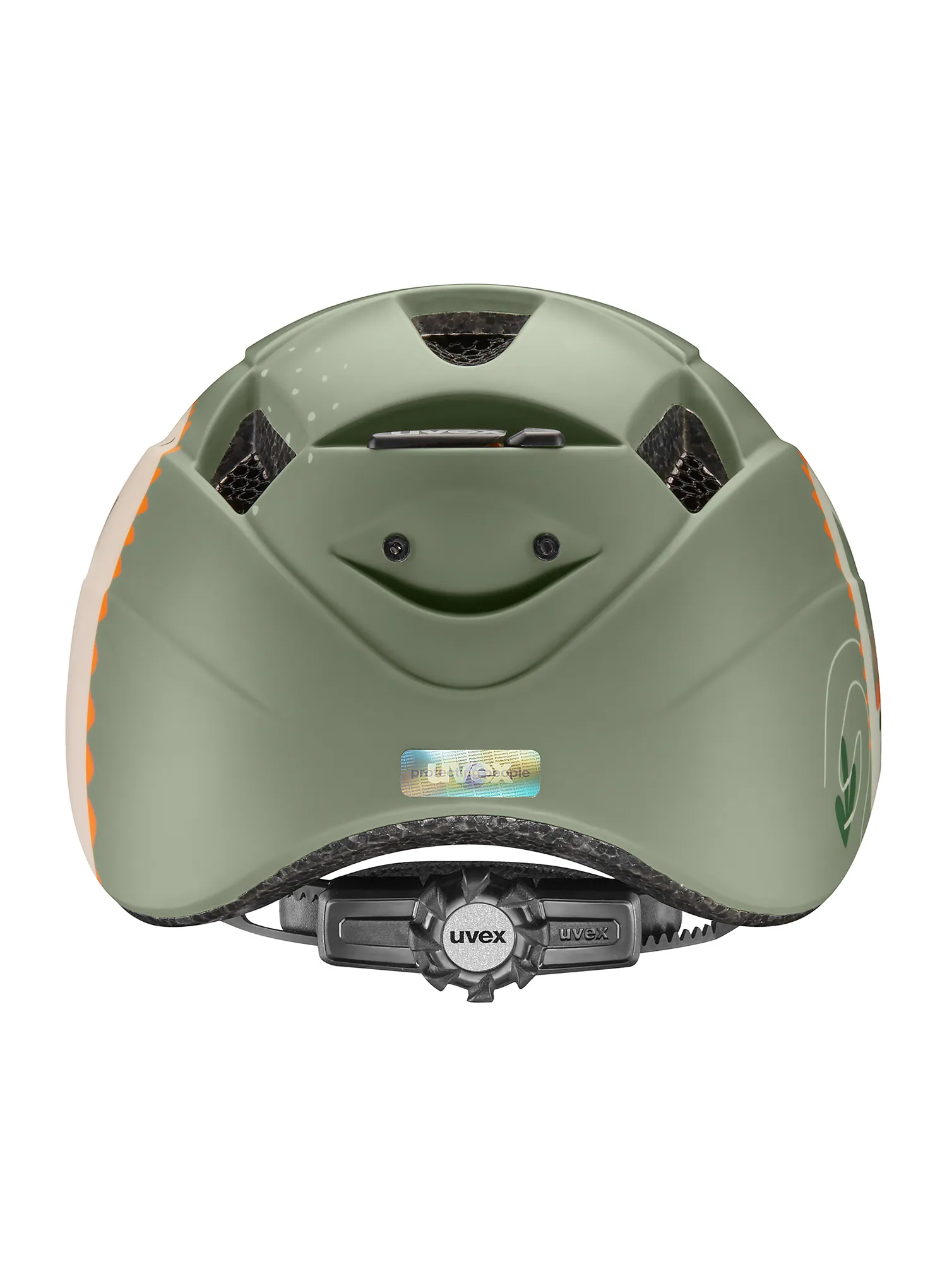 Kolesarska čelada za otroke Uvex Kid 2 CC - sage green dino matt