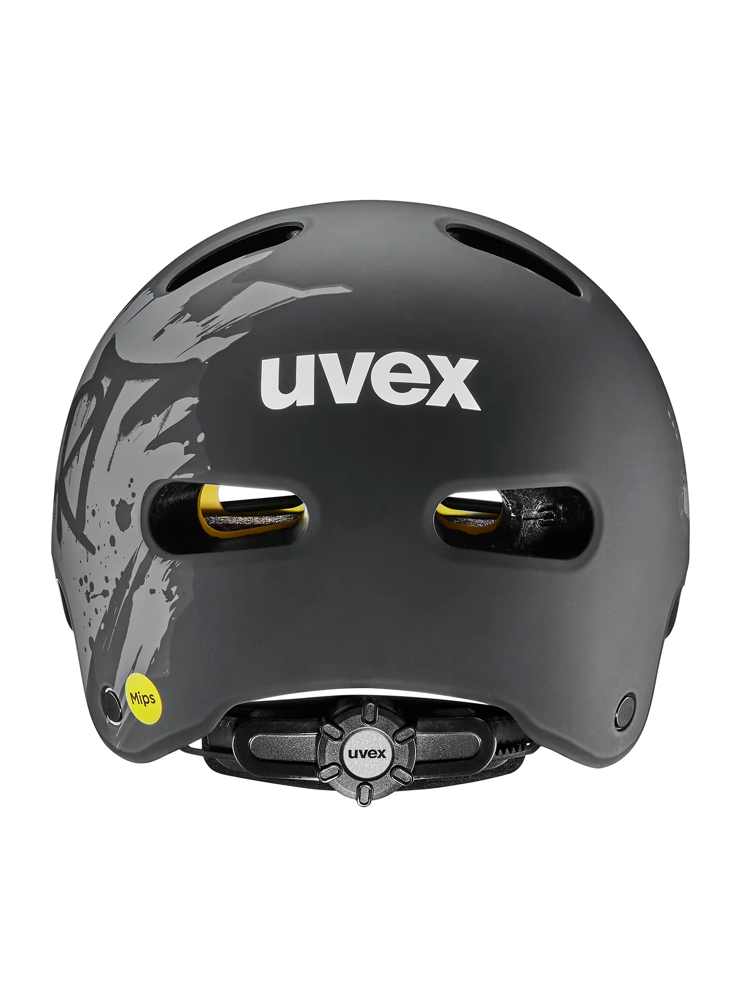 Kolesarska čelada za otroke Uvex Kid 4 Style Mips - dirt black matt