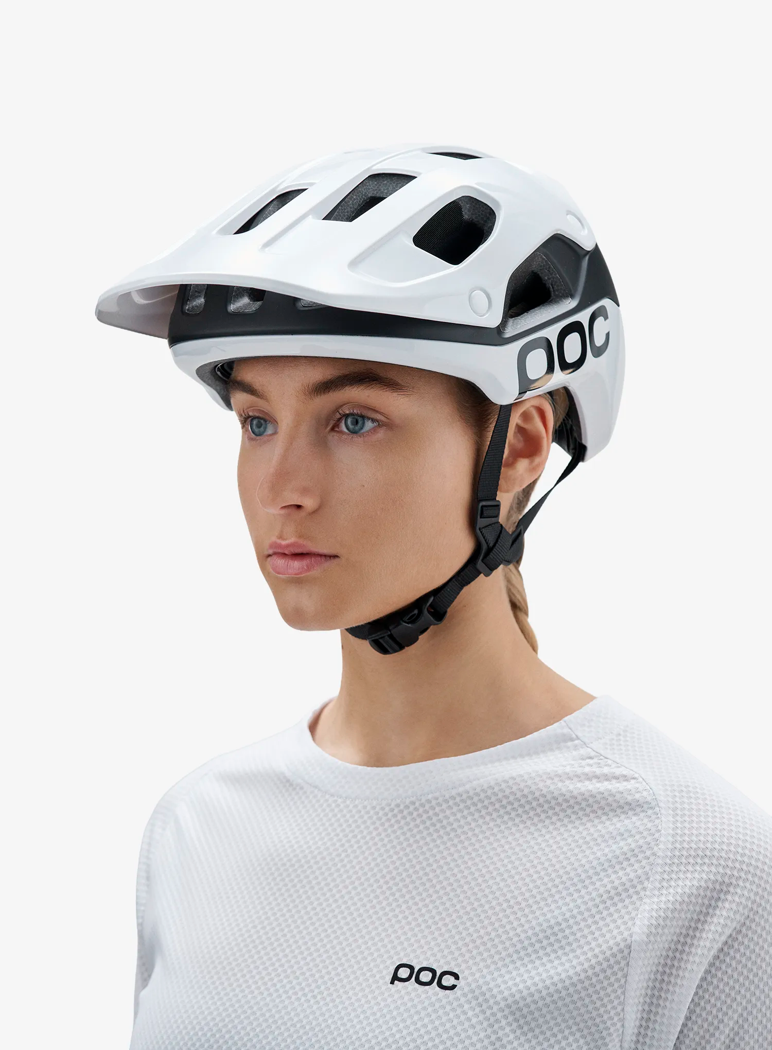 Kolesarska čelada POC Cularis Pure - hydrogen white/uran blk mat