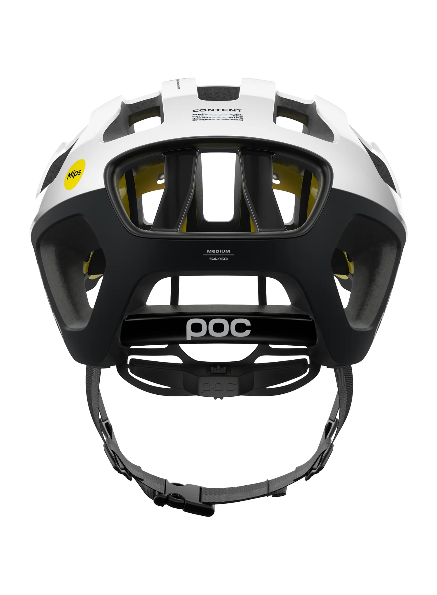 Kolesarska čelada POC Octal Mips - hydrogen white