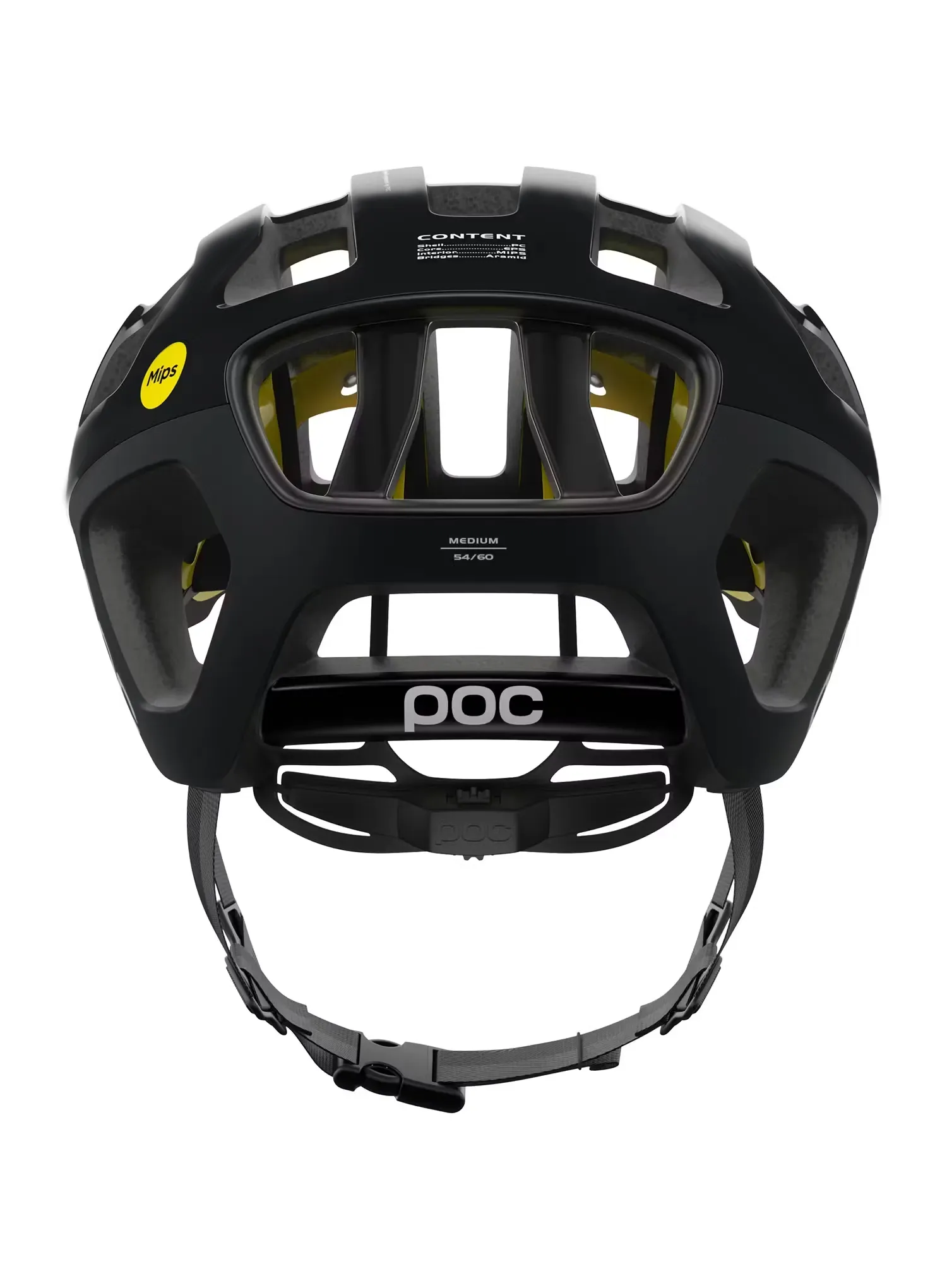 Kolesarska čelada POC Octal Mips - uranium black matt