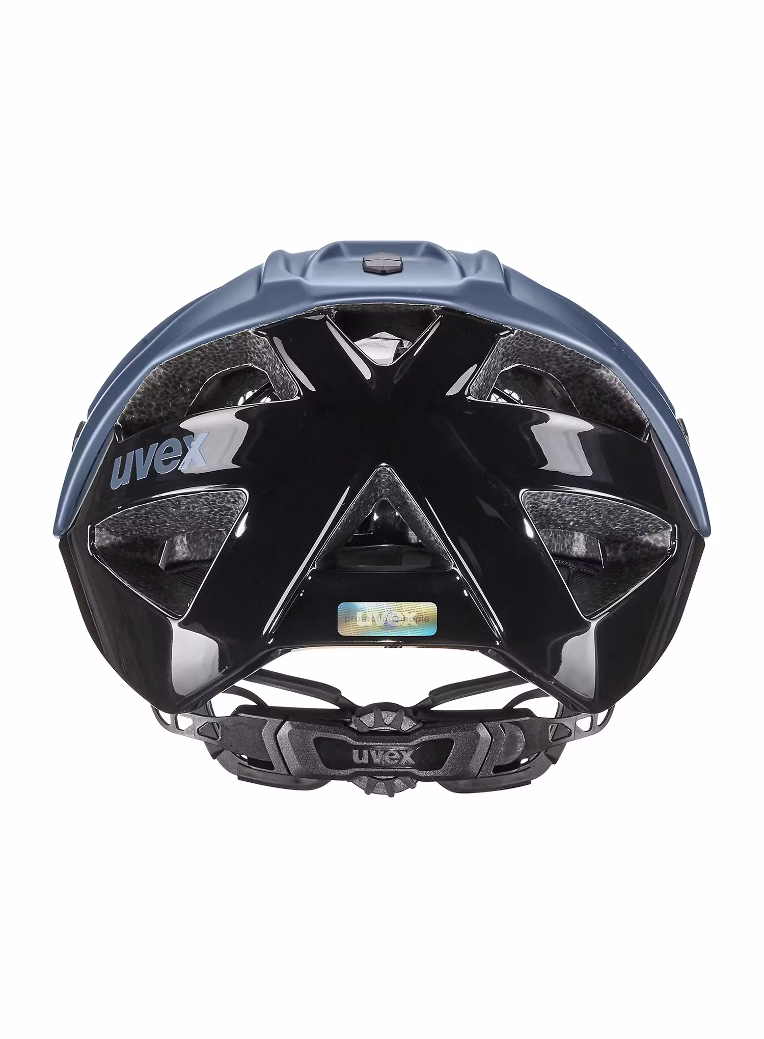 Kolesarska čelada Uvex Quatro CC - dusk blue/black matt