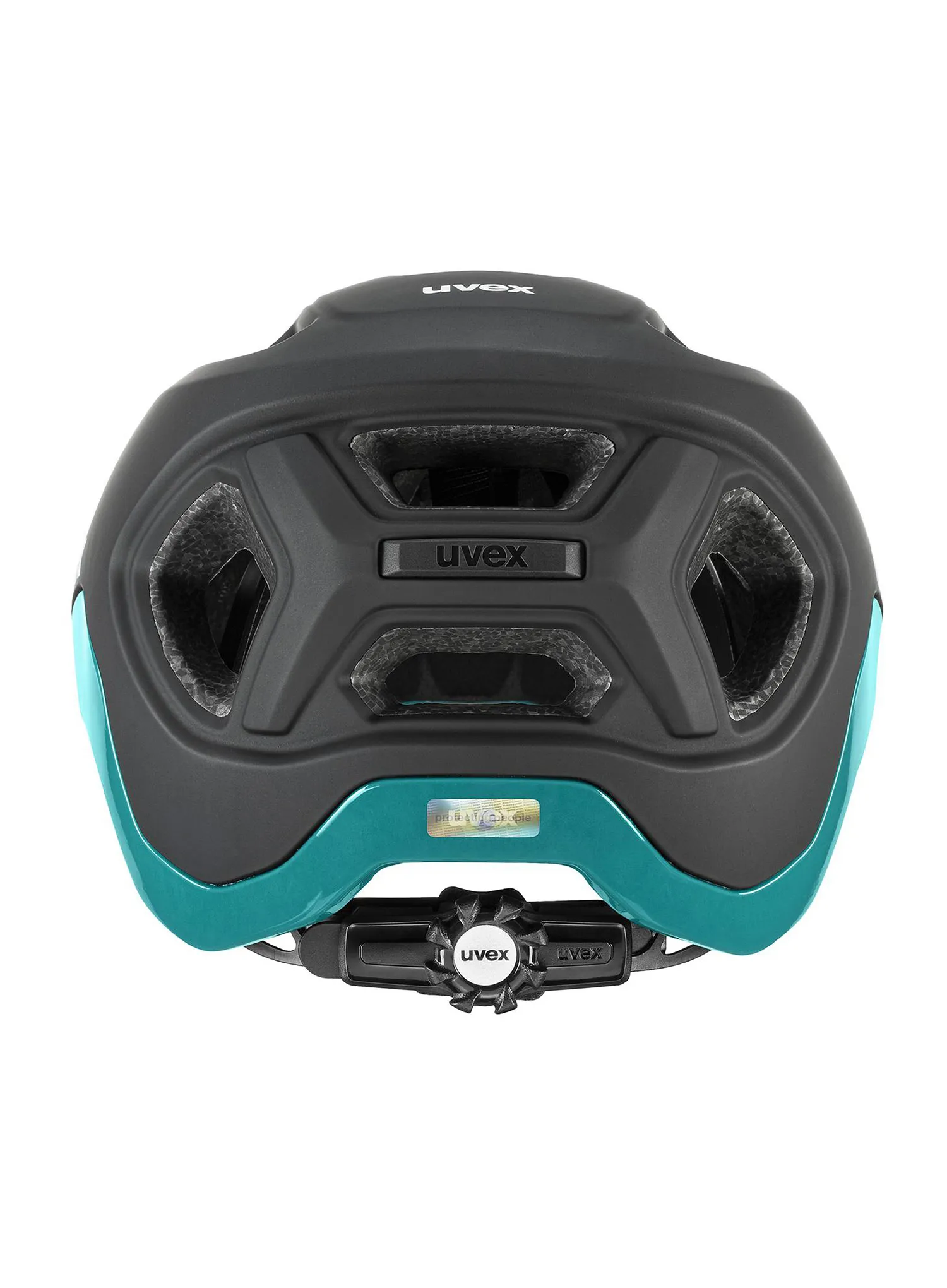 Kolesarska čelada Uvex React - black/teal matt