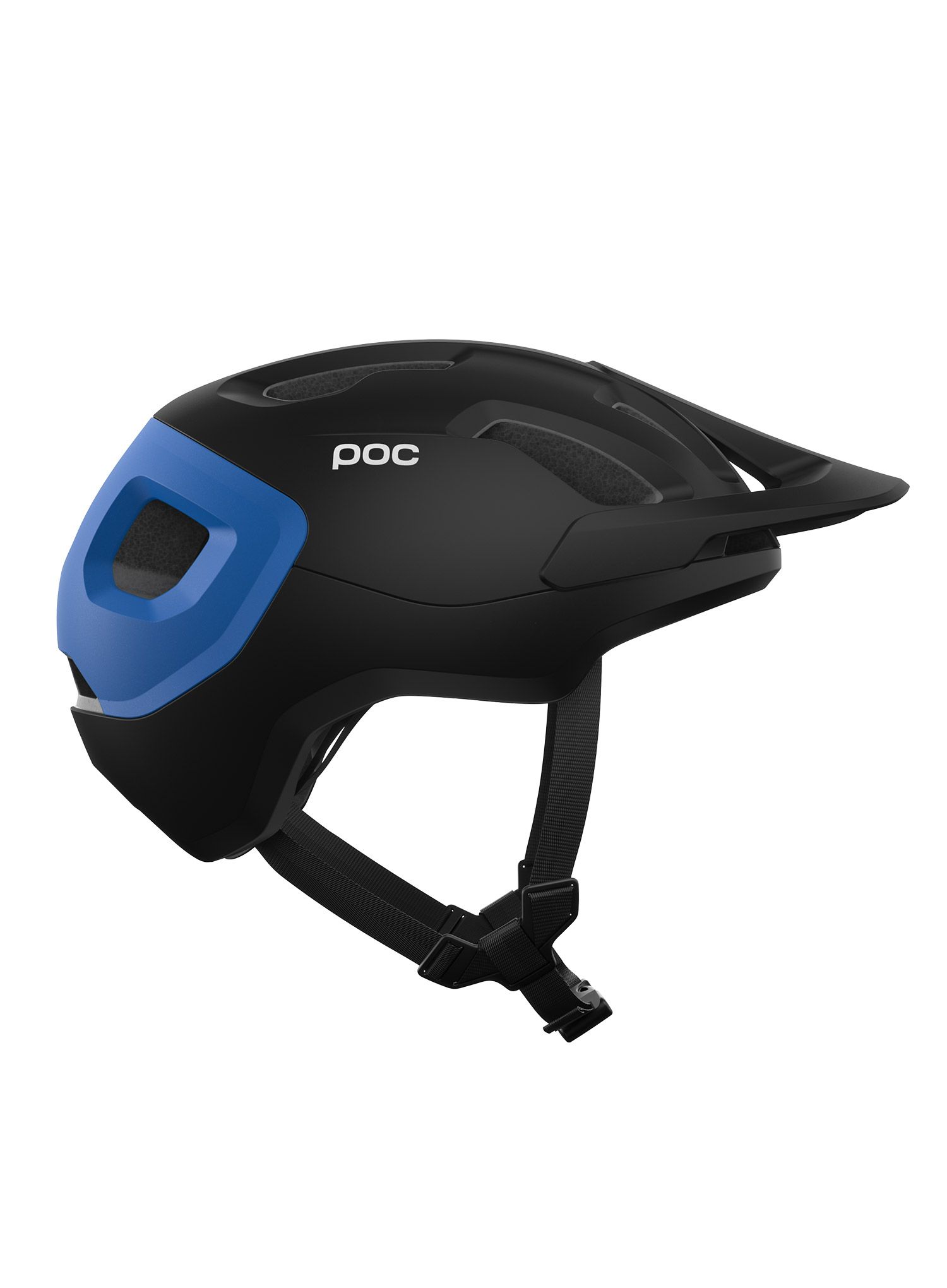 Kolesarska čelada POC Axion - uranium blk/opal blue metallic